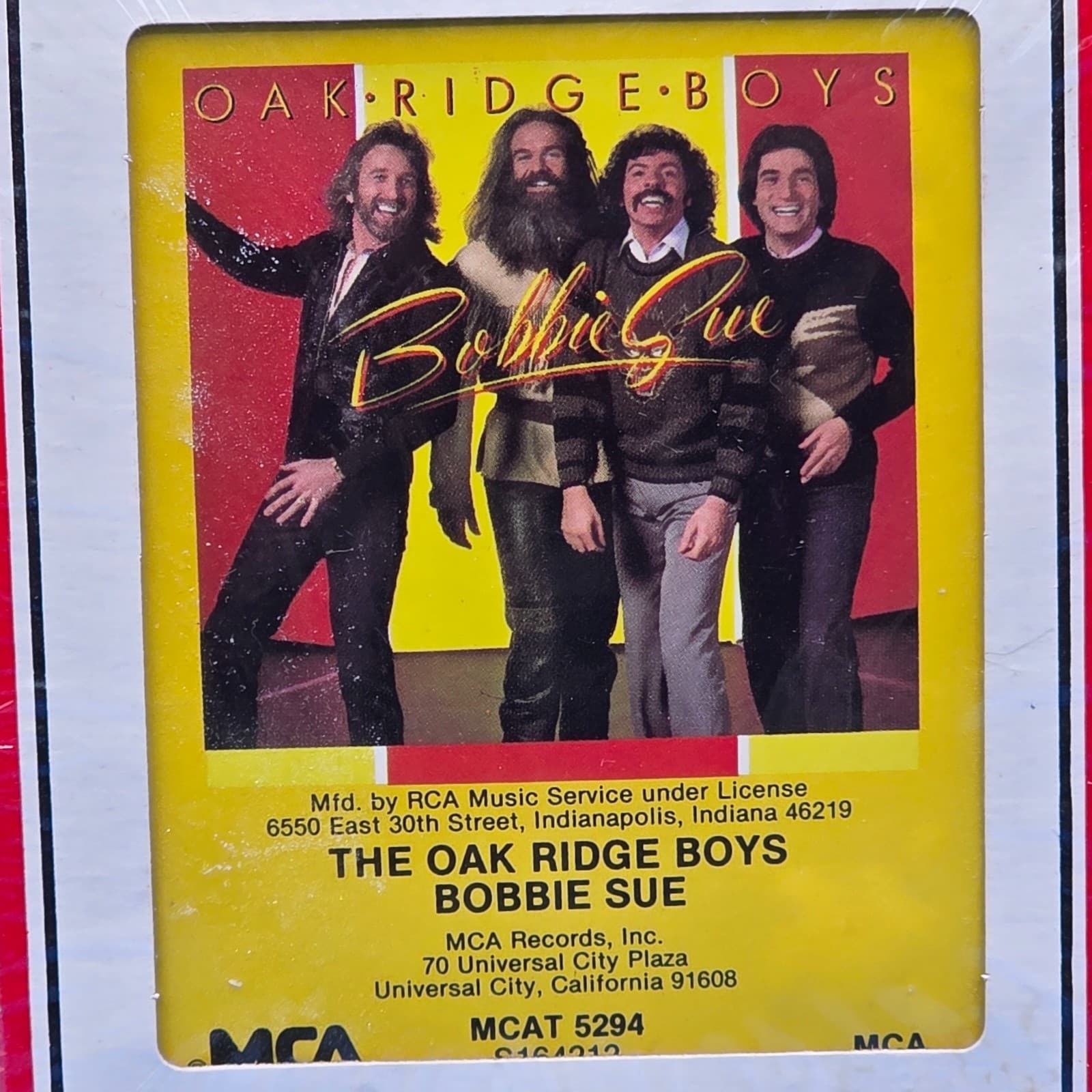 THE OAKRIDGE BOYS - "Bobbie Sue" - Vintage Collectible 8-Track Tape - Thumbnail 2