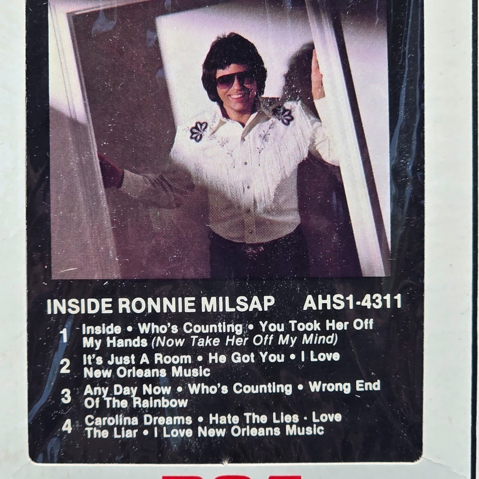 RONNIE MILSAP - "Inside Ronnie Milsap" - Vintage Collectible 8-Track Tape - Thumbnail 2