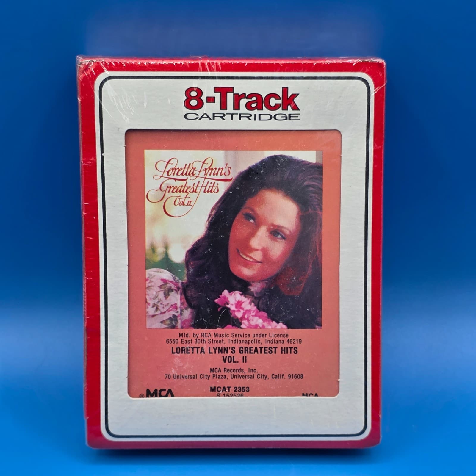 Loretta Lynn Greatest Hits Vol. II [NEW Sealed] 8-Track tape 1974 MCA Records