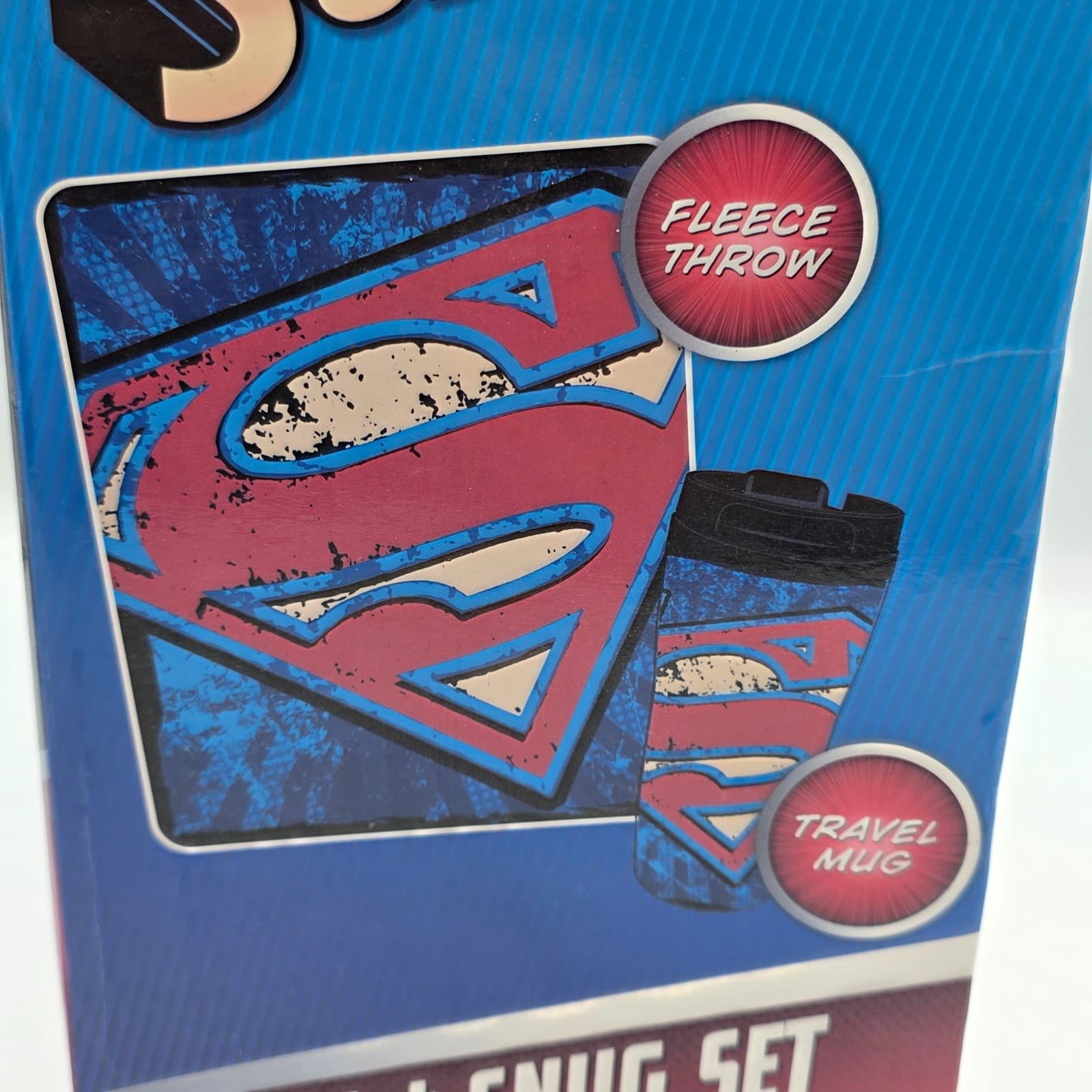 SUPERMAN GIFT SET Mug & Snug Fleece Throw Set - Thumbnail 6