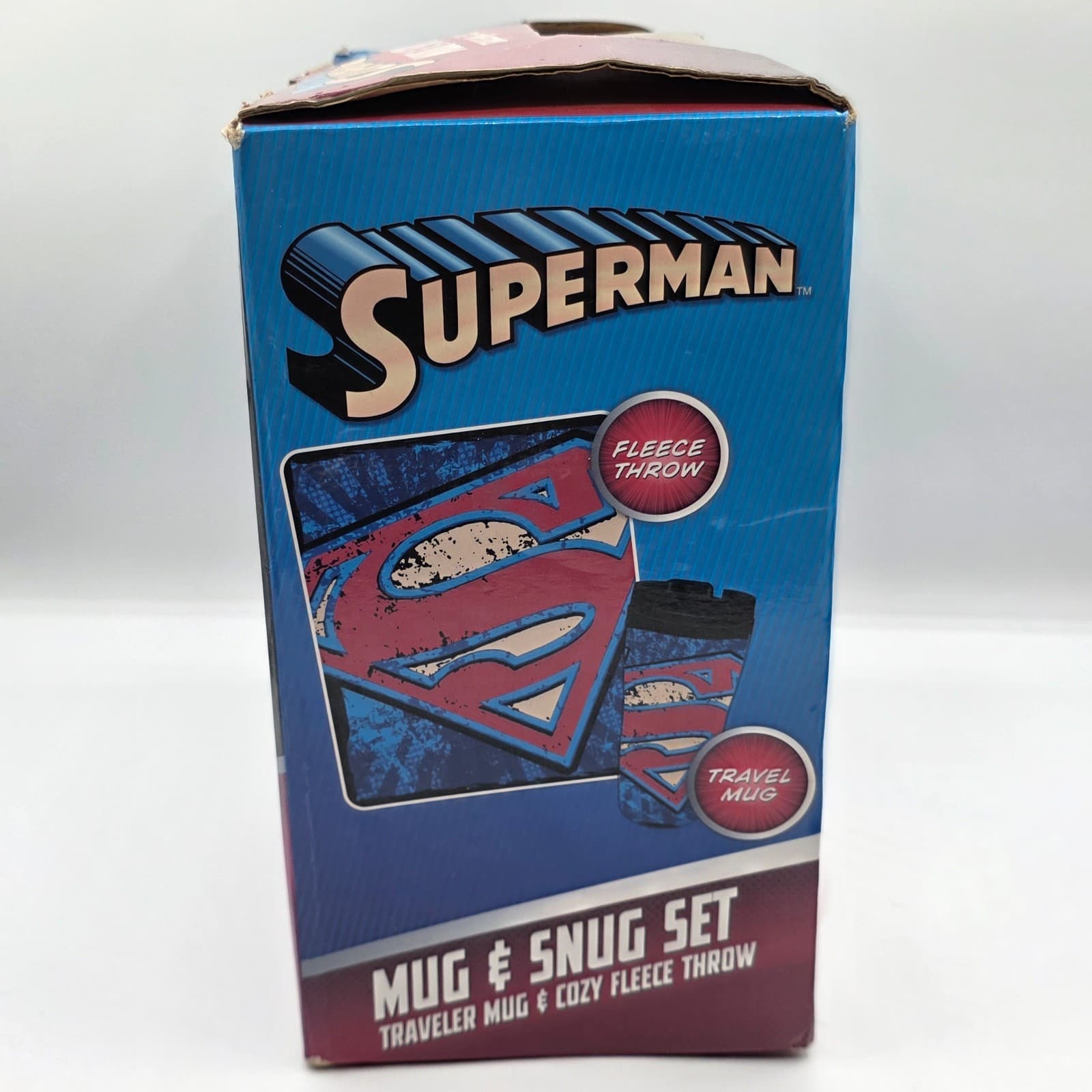 SUPERMAN GIFT SET Mug & Snug Fleece Throw Set - Thumbnail 5