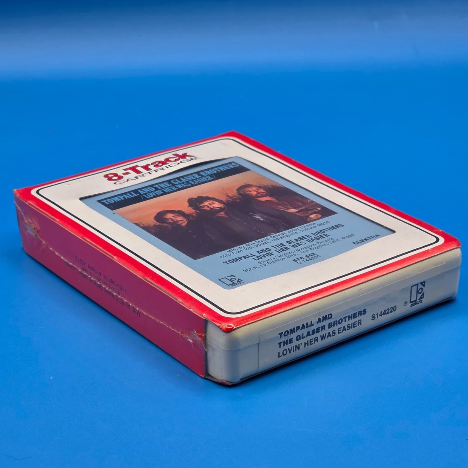 New Sealed 8-Track TOMPALL AND THE GLASER BROTHERS LOVIN HER WAS EASIER - Thumbnail 4