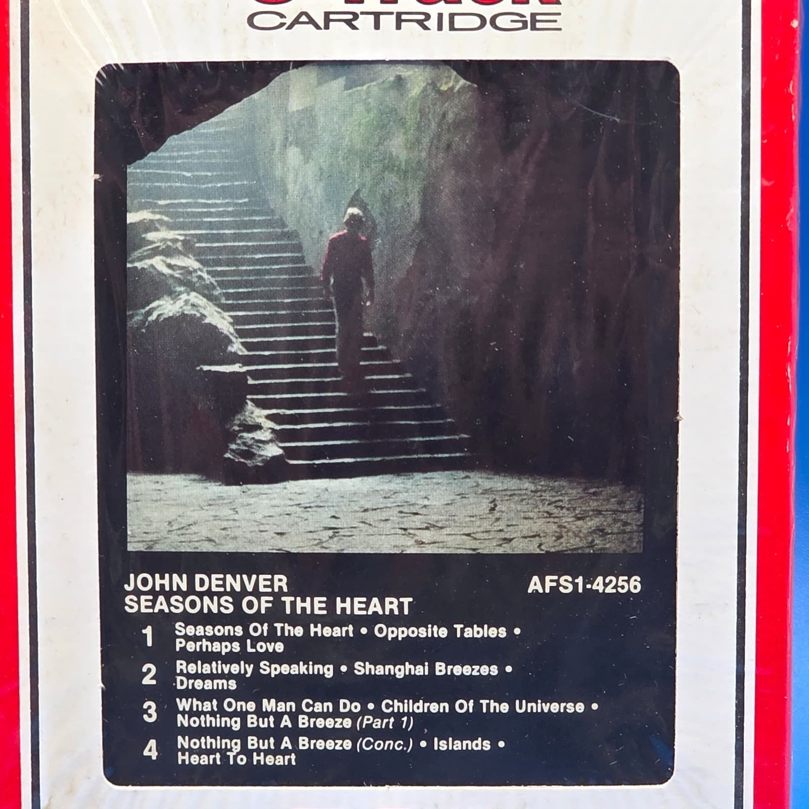 NEW SEALED John Denver Seasons of The Heart 8-Track Cartridge AFS1-4256 RCA 1982 - Thumbnail 2