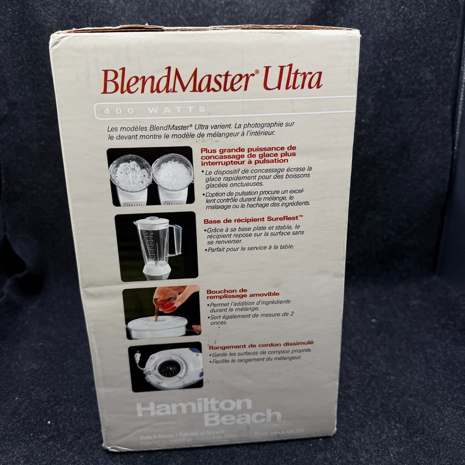 Hamilton Beach Blender Blend Master Ultra 10 Speed Black 50120R 56 oz - Thumbnail 6