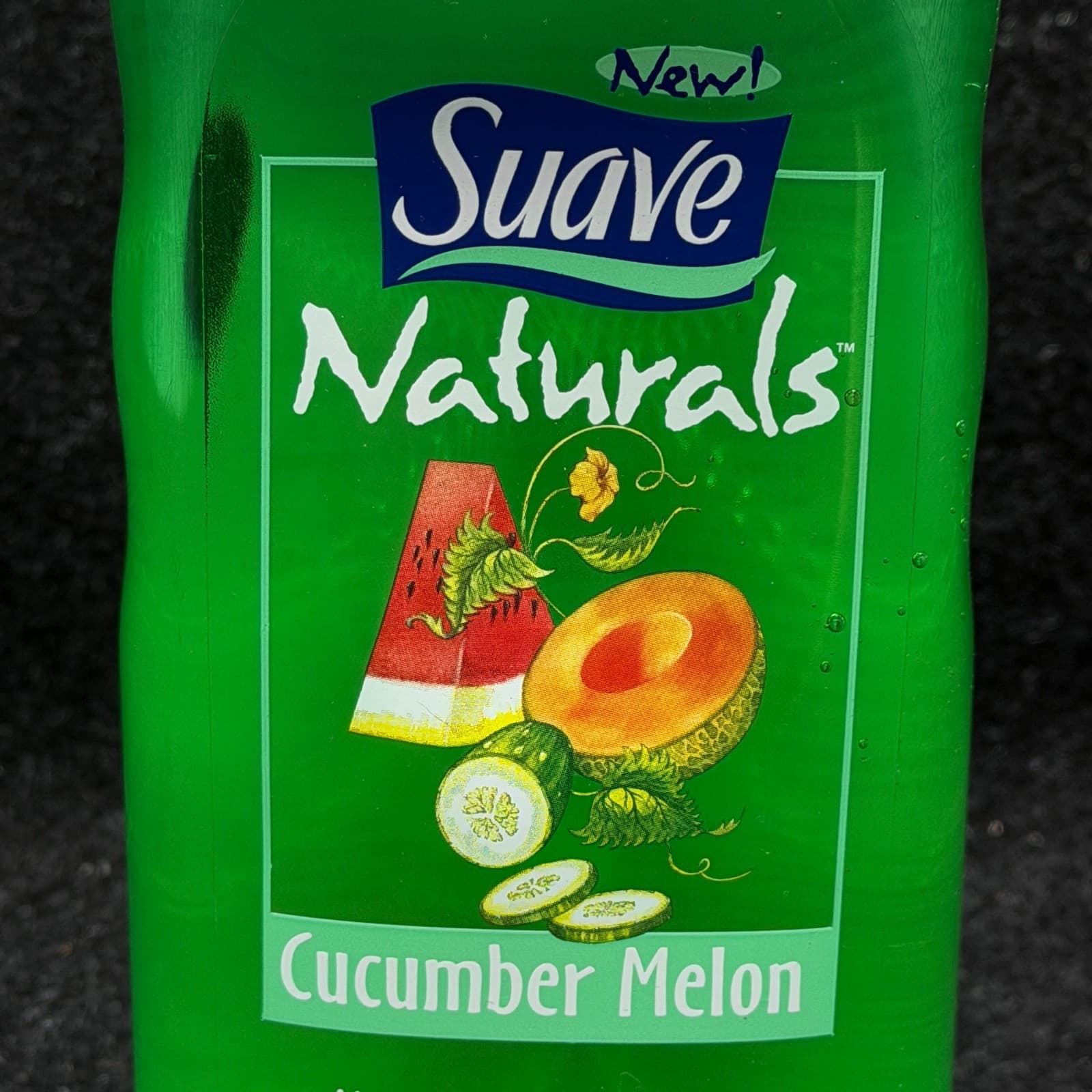 Vintage Suave Naturals Cucumber Melon Body Wash 24 fl oz RARE Discontinued NOS - Thumbnail 2