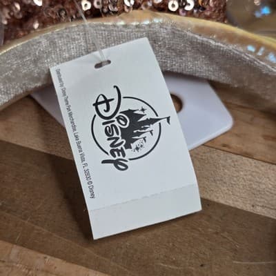 New Disney Parks D23 Expo 2022 Rose Gold Glitter Minnie Ears Headband - Thumbnail 4
