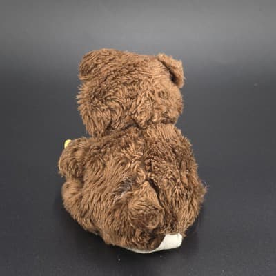 Vintage Rare Monchichi Tubby Thumb Sucking Brown Bear RARE - Thumbnail 5