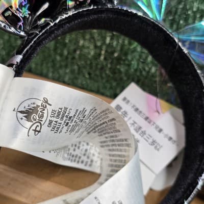 Disney Parks 2023 Loungefly Ears The Nightmare Before Christmas Headband NWT - Thumbnail 5