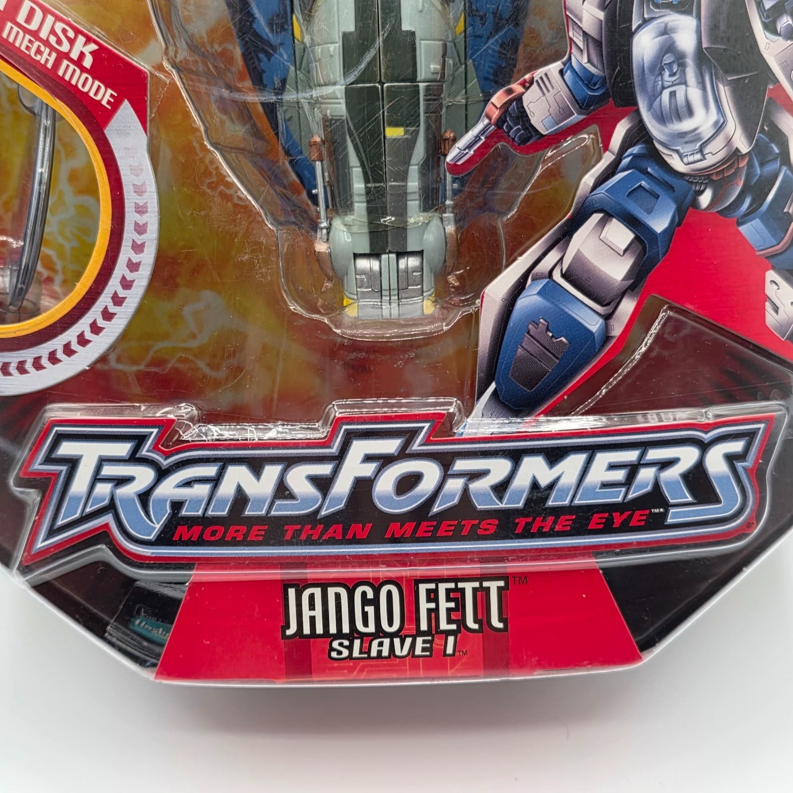 2006 Star Wars Transformers JANGO FETT / SLAVE I Action Figure New in Box - Thumbnail 3