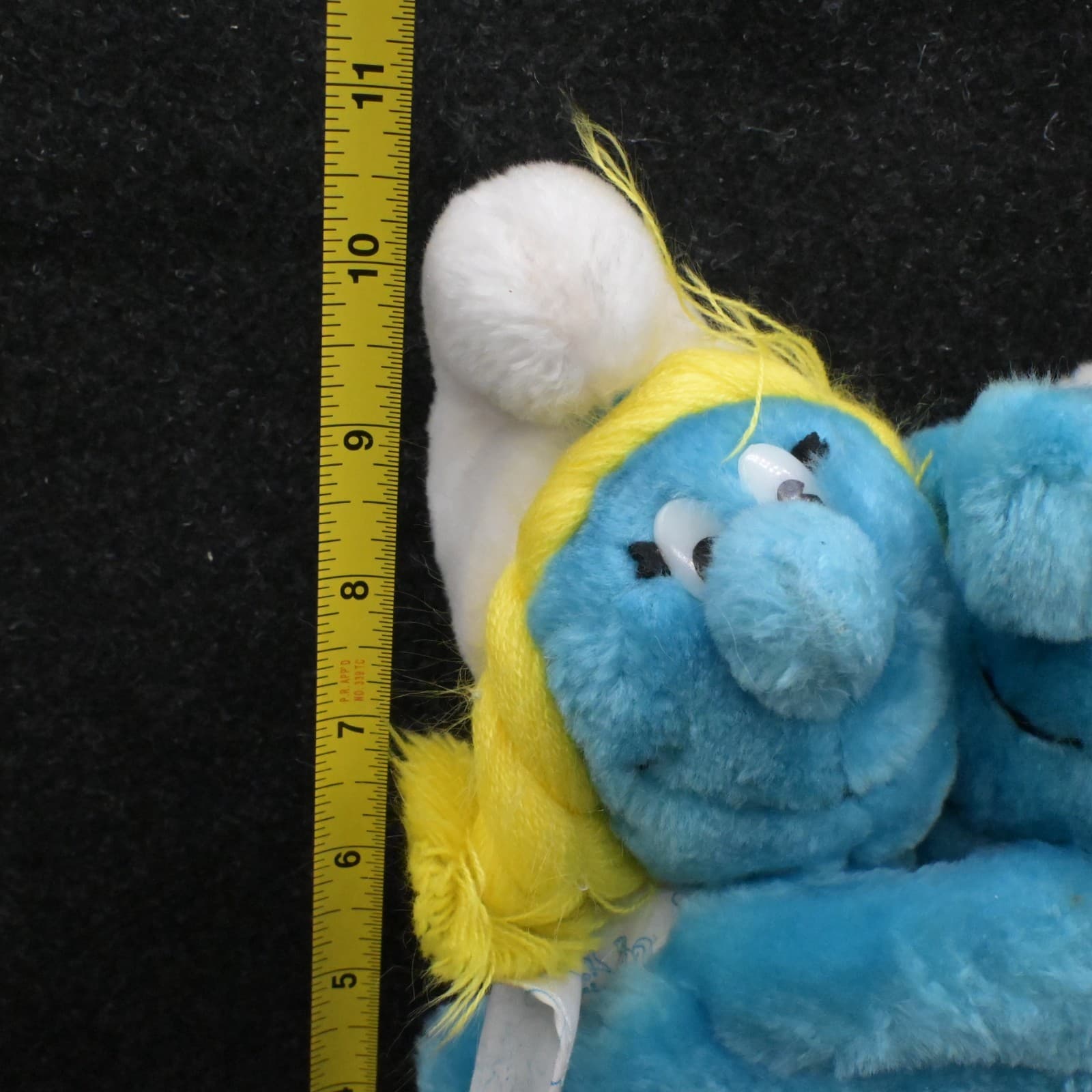 SMURF & SMURFETTE Hugging Dolls Vintage 1982 Ganz Peyo - Thumbnail 4