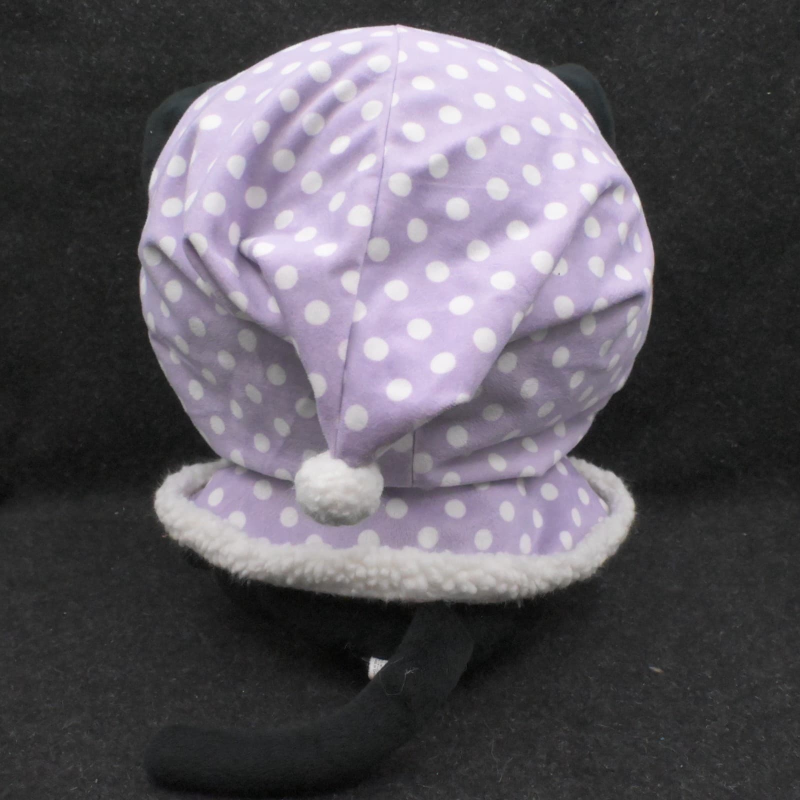 Chococat Sanrio Purple Polkadot Hoodie Plush Clover Foot 2011 RARE - Thumbnail 5