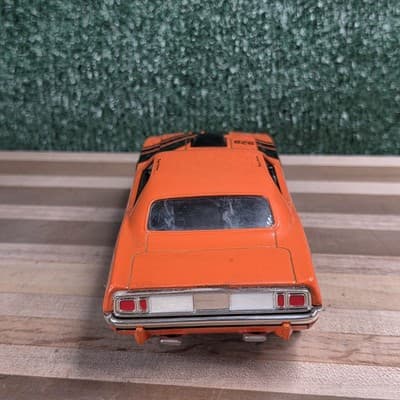 Holley Orange 1971 Plymouth Barracuda Die-cast Car #928 - Thumbnail 6