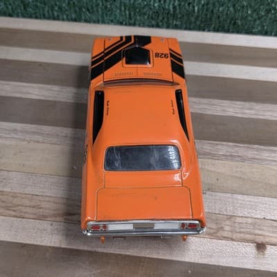 Holley Orange 1971 Plymouth Barracuda Die-cast Car #928 - Thumbnail 7