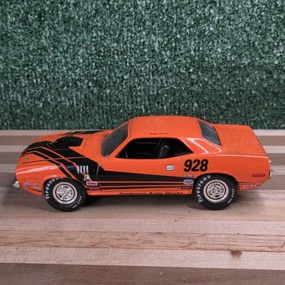 Holley Orange 1971 Plymouth Barracuda Die-cast Car #928 - Thumbnail 2