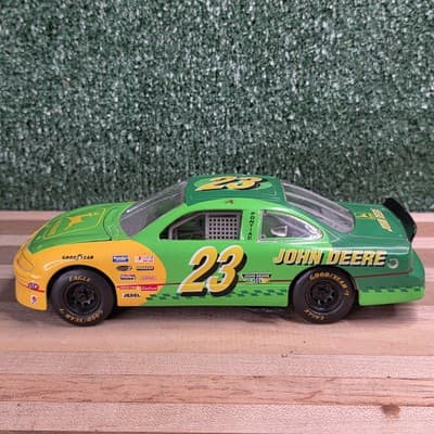 1/18 SCALE--ERTL #23 CHAD LITTLE JOHN DEERE NASCAR STOCK CAR - Thumbnail 2