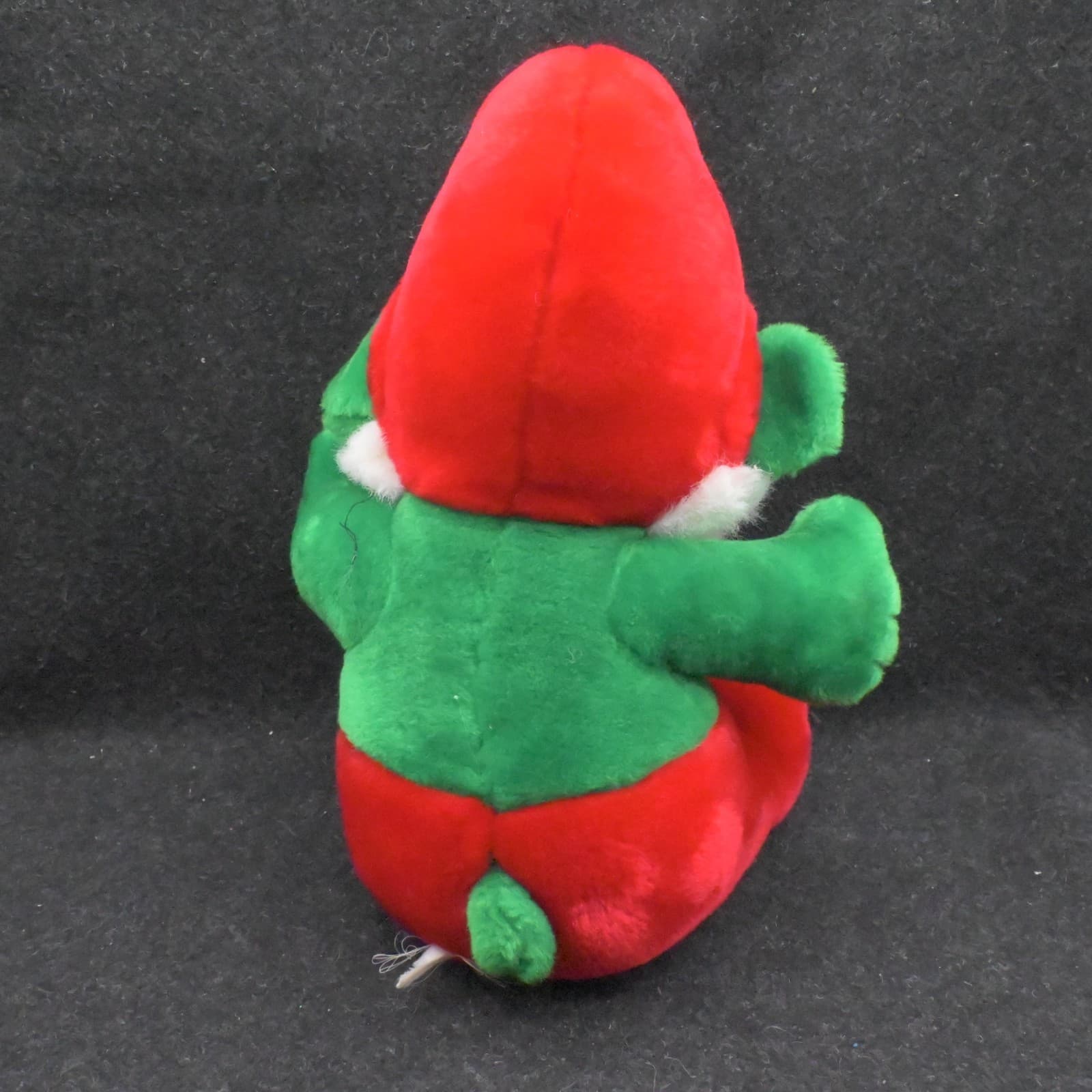 Vintage Papa Smurf Christmas Holiday 13" Plush Red Green King Plush Peyo - Thumbnail 4