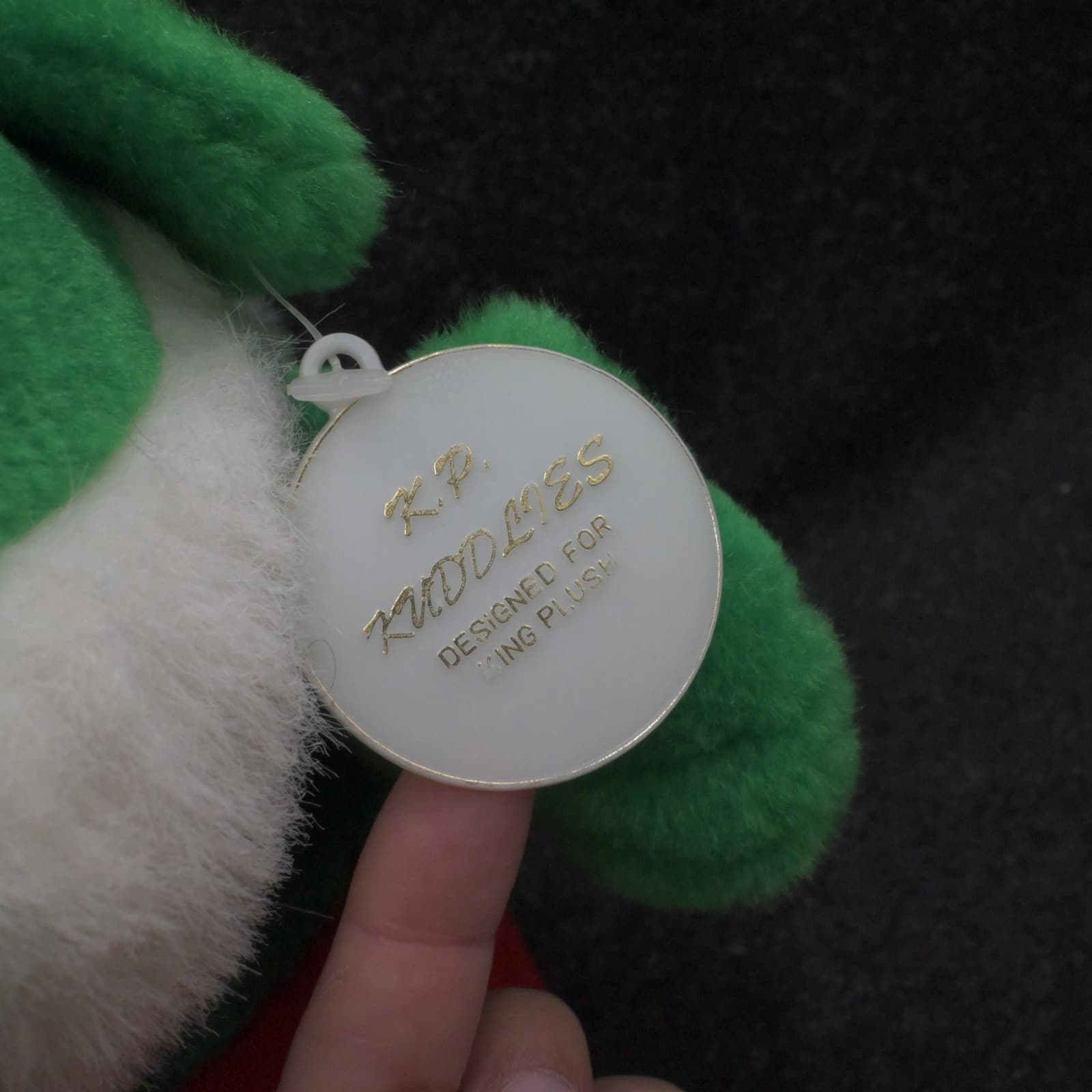 Vintage Papa Smurf Christmas Holiday 13" Plush Red Green King Plush Peyo - Thumbnail 9