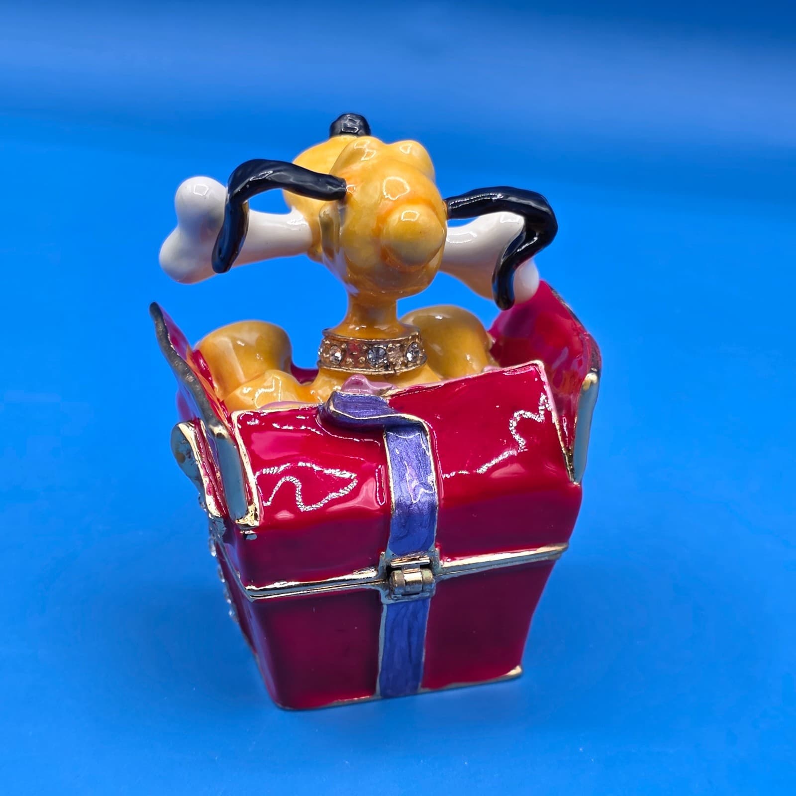 DEPT 56 DISNEY PLUTO'S SPECIAL TREAT JEWELED BOX COLLECTION SEALED - NEW in BOX - Thumbnail 7