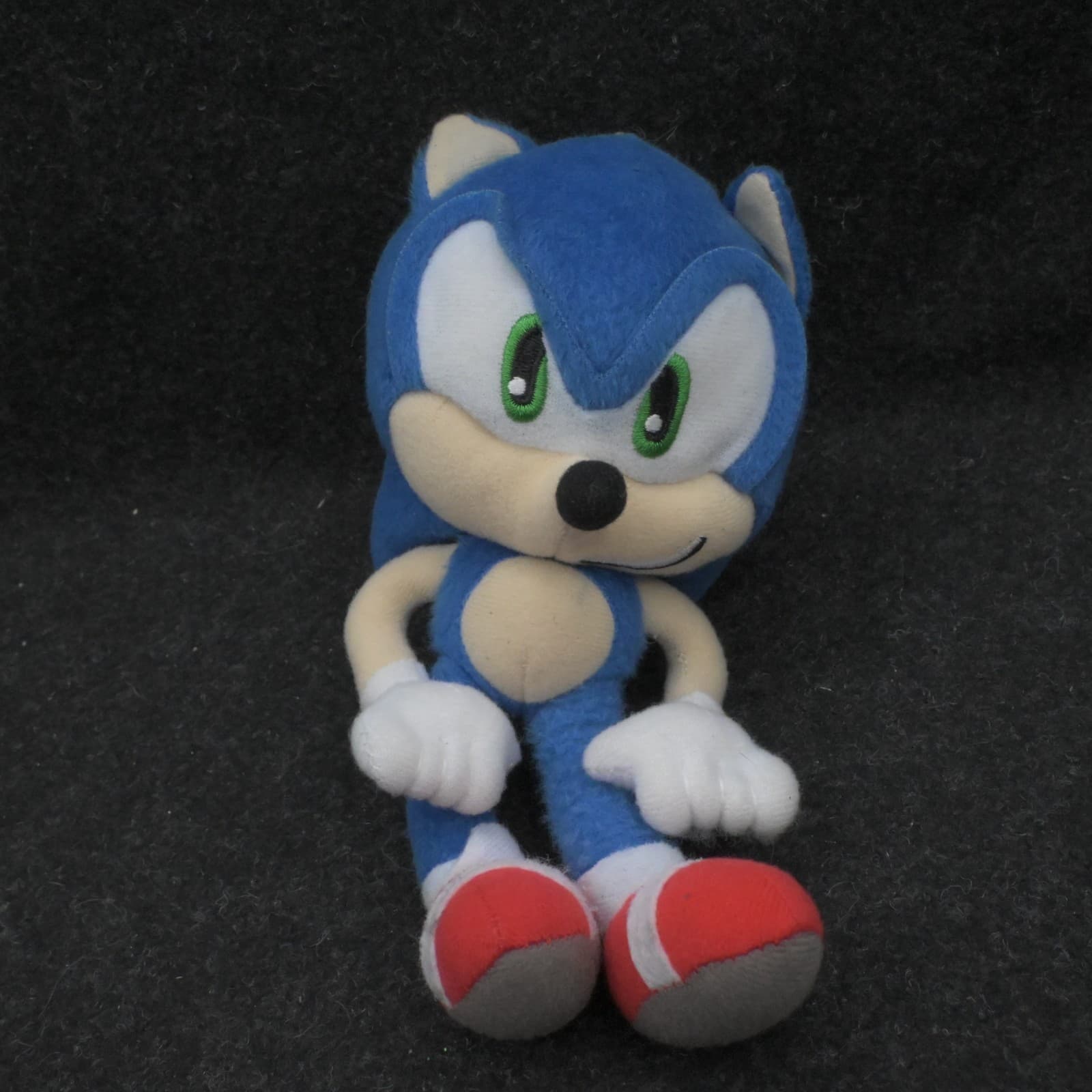 Sonic The Hedgehog Blue Plush Zippered Coin Purse 8" SEGA