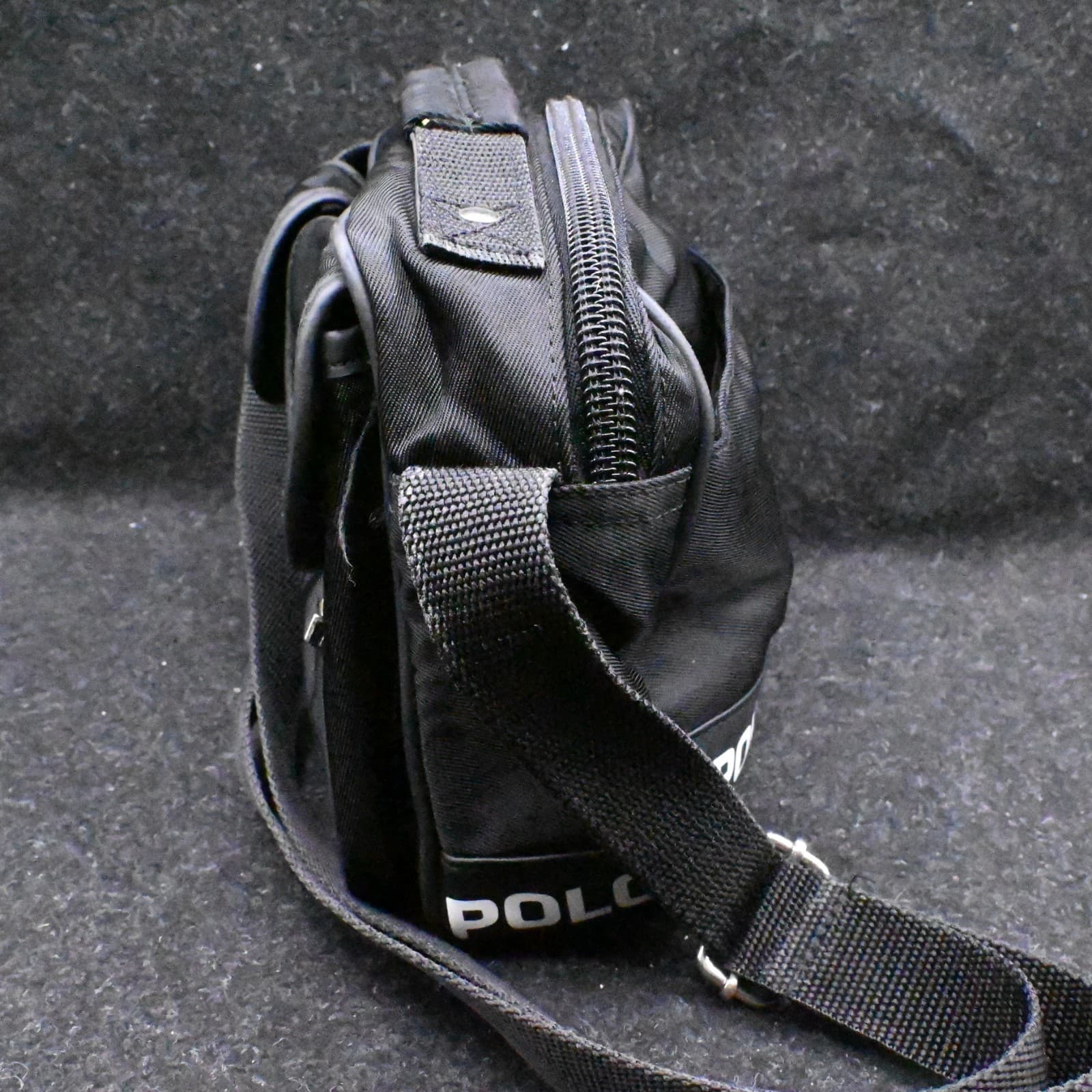 Vintage Polo Sport Ralph Lauren Black Crossbody/ Messenger, 🇺🇸 & Olympics Pull - Thumbnail 7