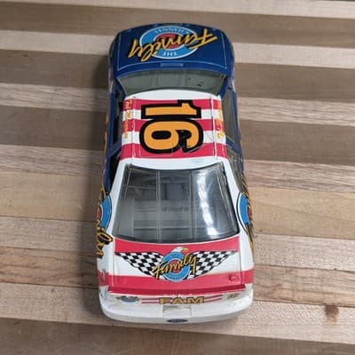 1995 Racing Champions #16 The Family Channel 1:24 Scale Ford Nascar Car NO BOX - Thumbnail 6