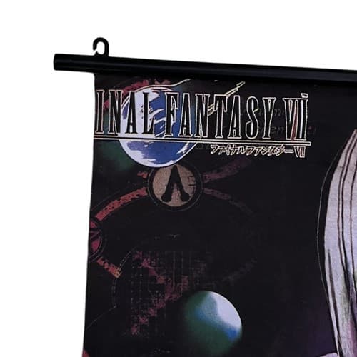 Vintage Final Fantasy VII Advent Children Sephiroth Wall Scroll Poster 45.5"x32" - Thumbnail 2