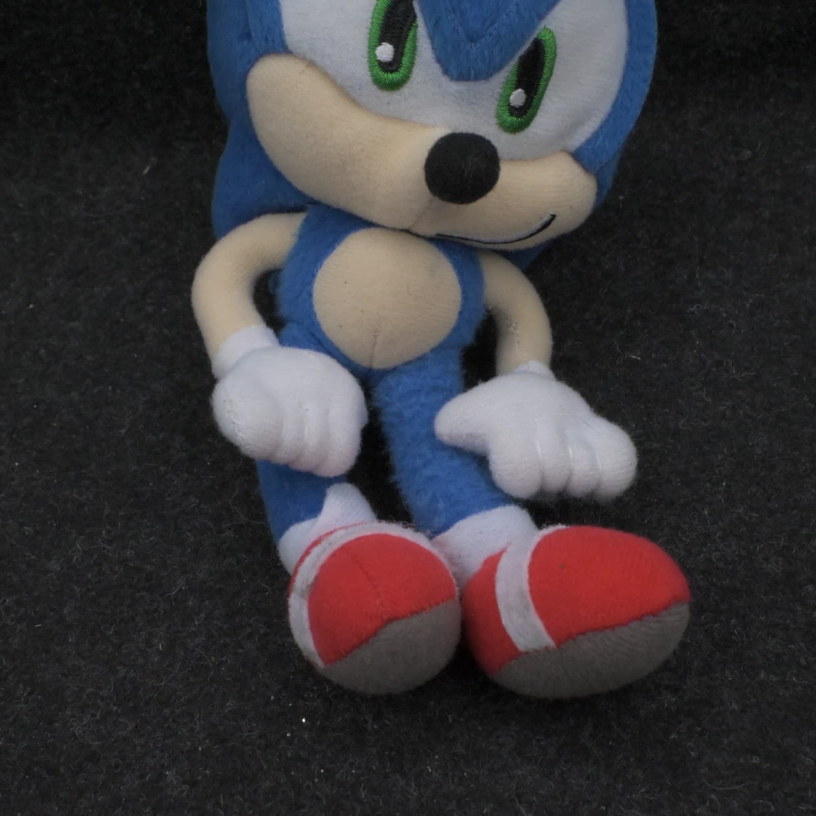 Sonic The Hedgehog Blue Plush Zippered Coin Purse 8" SEGA - Thumbnail 3