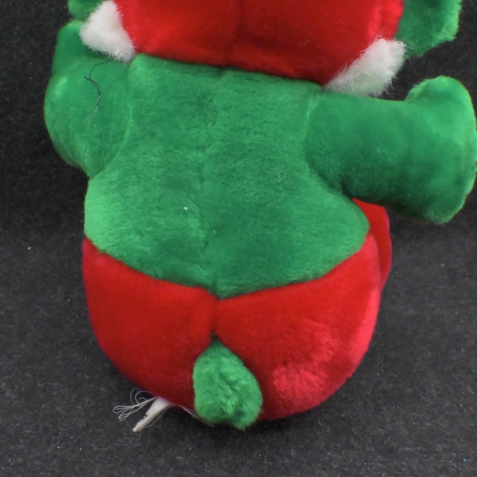 Vintage Papa Smurf Christmas Holiday 13" Plush Red Green King Plush Peyo - Thumbnail 6