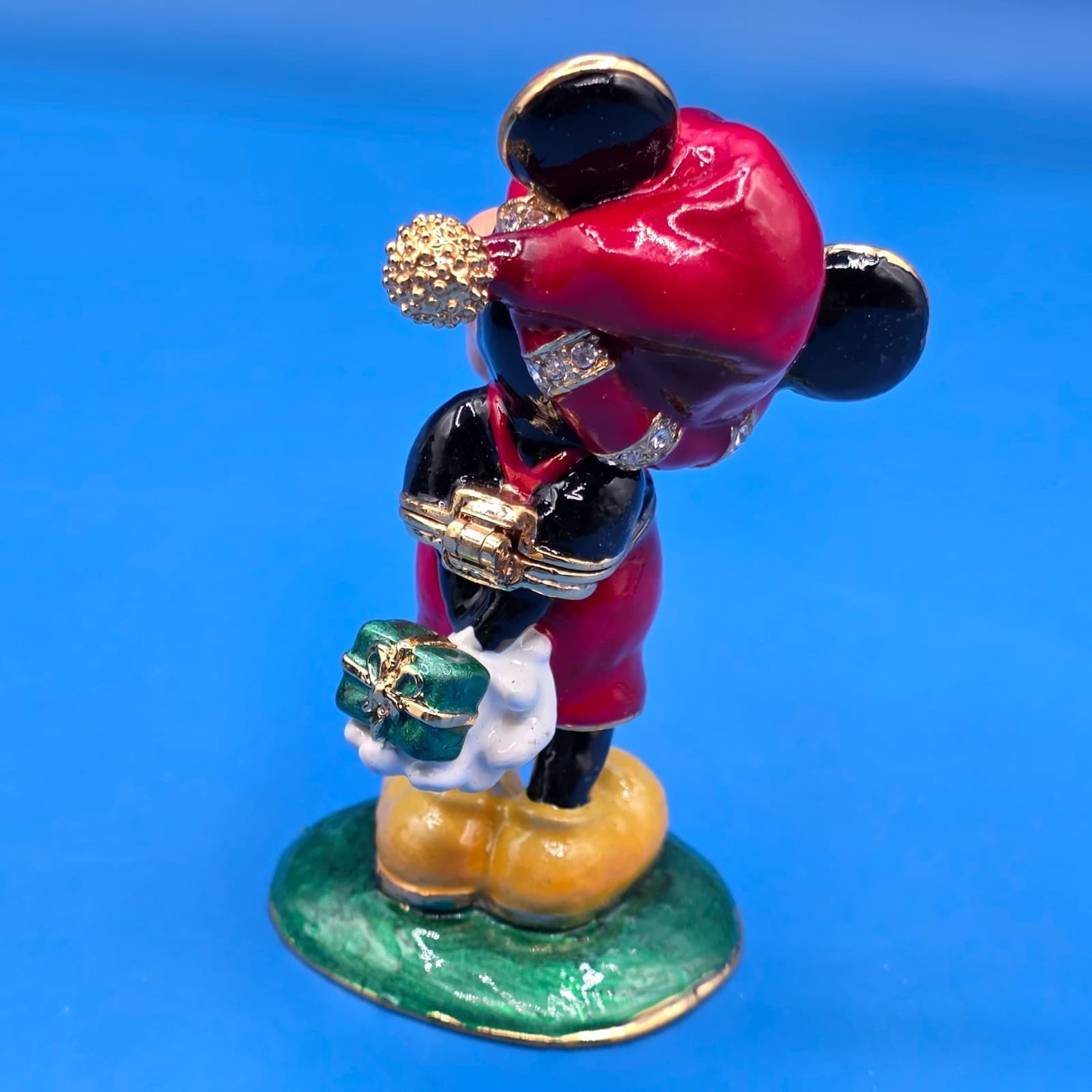 Disney / Dept. 56 Bejeweled Collection - "Merry Christmas from Mickey" Figure - Thumbnail 7