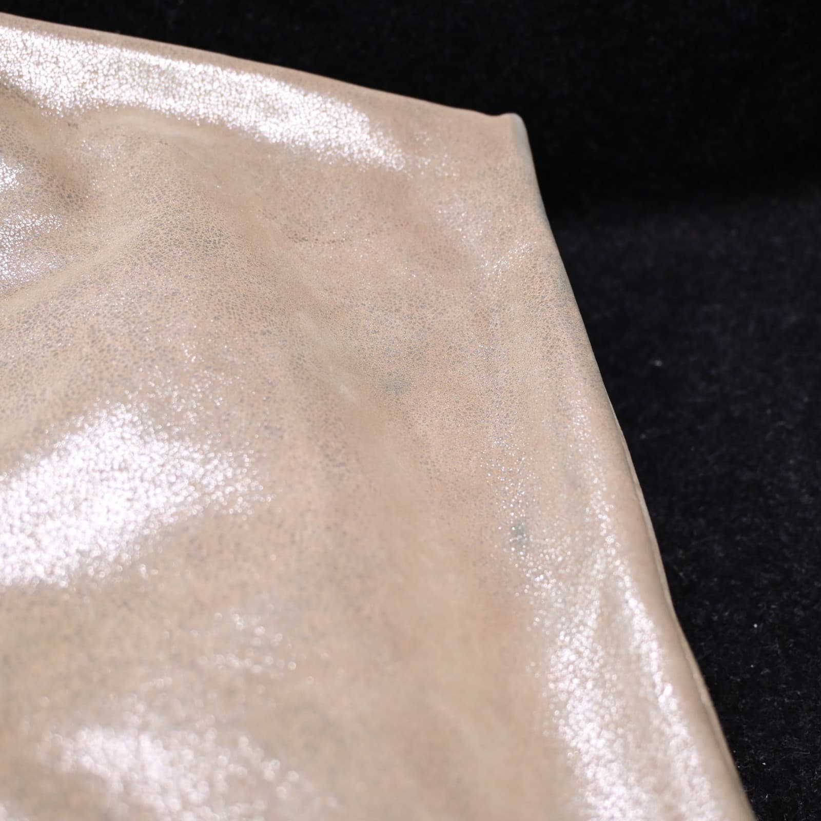 Coach Chelsea Platinum Metallic Gold Tote Bag Silver Chain Light Blue Lining - Thumbnail 8