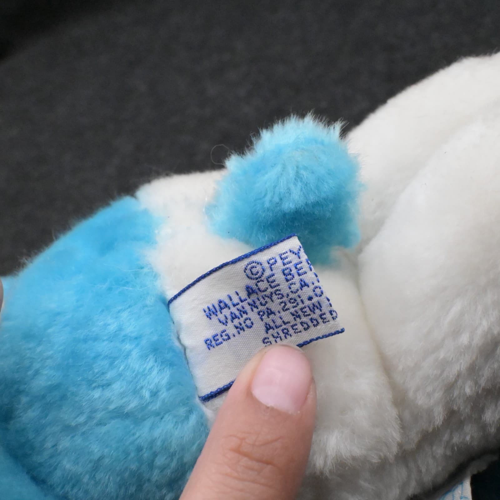 SMURF & SMURFETTE Hugging Dolls Vintage 1982 Ganz Peyo - Thumbnail 7