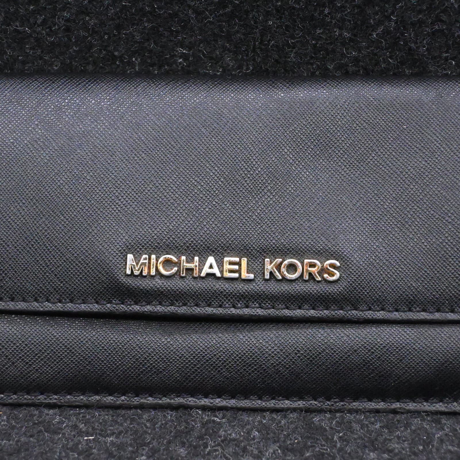 Michael Kors Jet Set Travel Large Trifold Leather Wallet - Black - Thumbnail 2