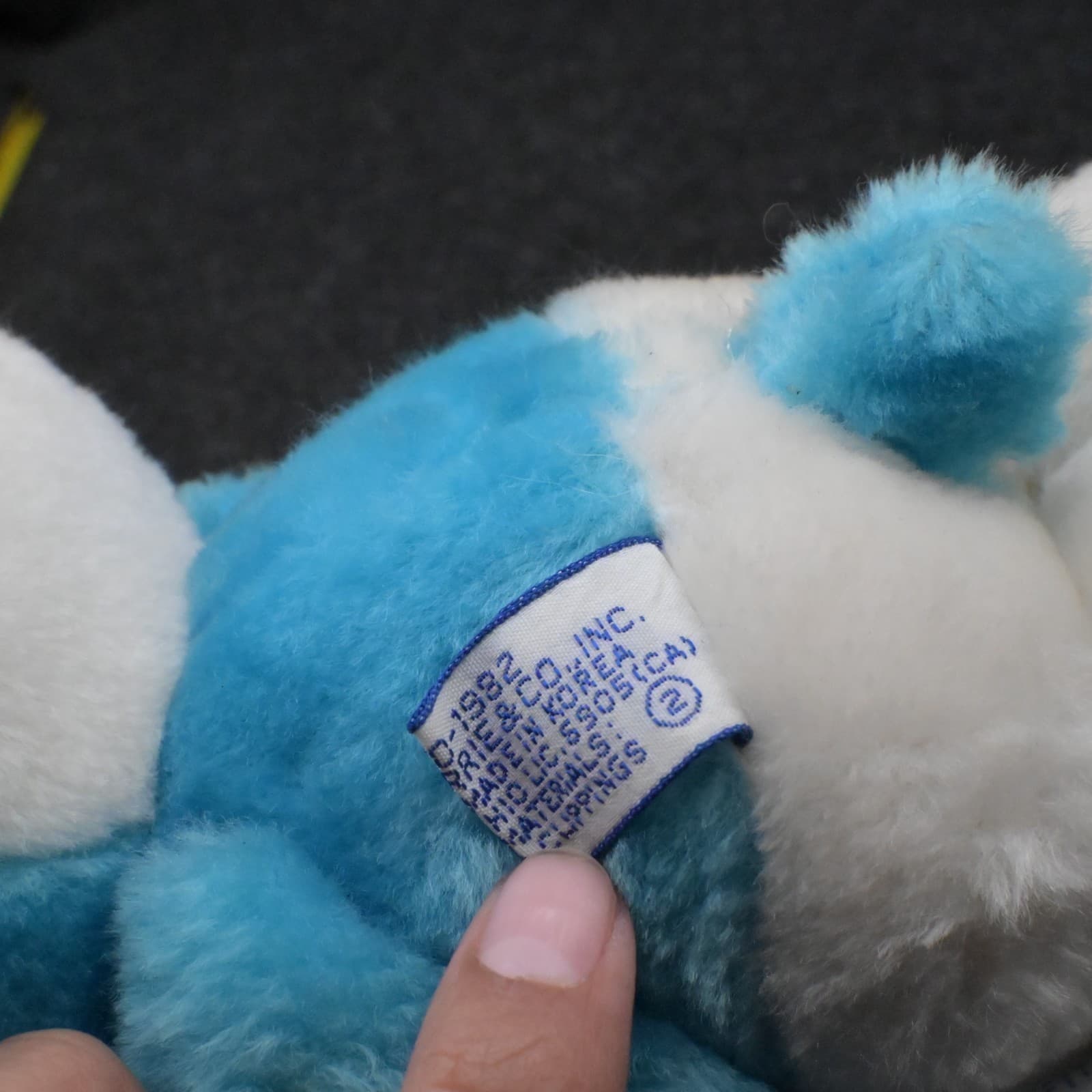 SMURF & SMURFETTE Hugging Dolls Vintage 1982 Ganz Peyo - Thumbnail 8