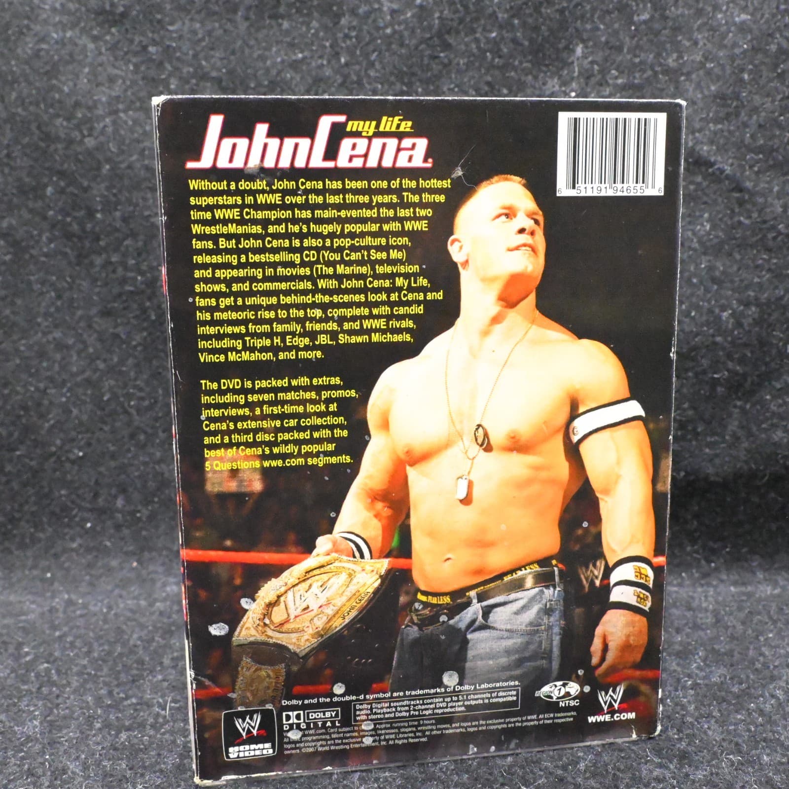 John Cena: My Life 3-Disc DVD 2007 Wrestling WWF - Thumbnail 2