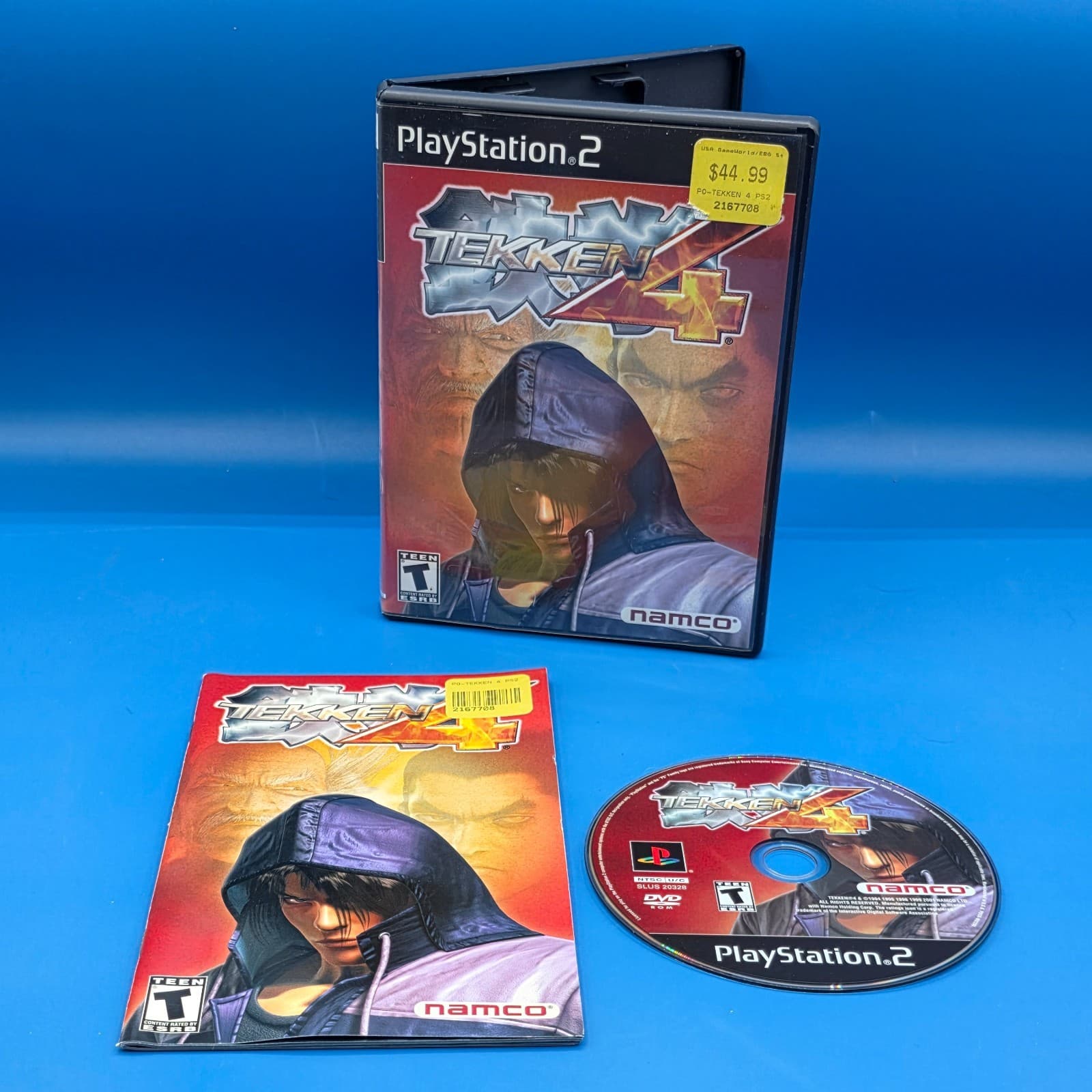 Tekken 4 PS2 PlayStation 2 Black Label - Complete CIB Tested !!