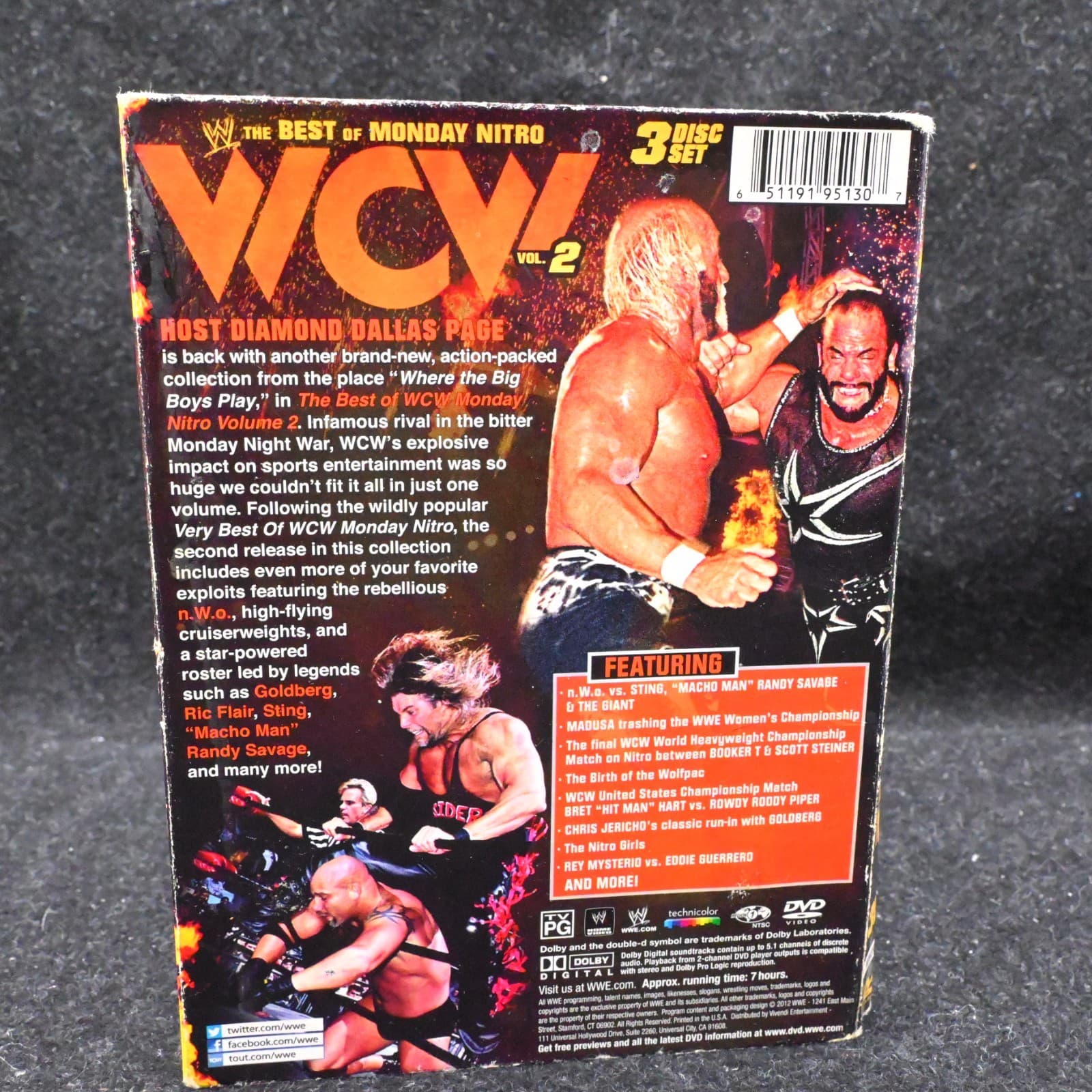 WCW Volume 2 The Best of Monday Nitro DVD 3 Disc Set Special Features Extras - Thumbnail 2