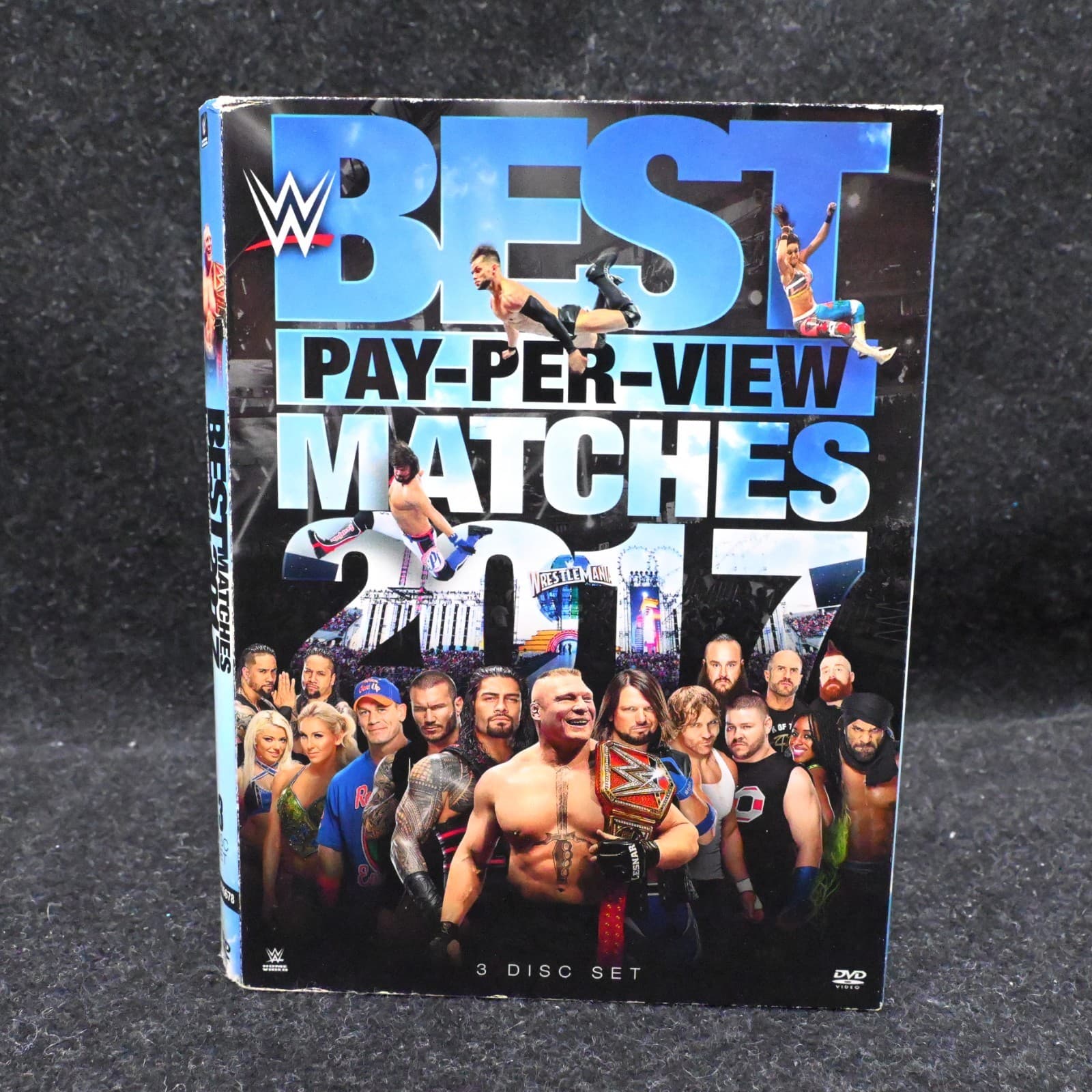 WWE Best Pay Per View Matches of 2017 DVD 2017 3 Disc Set Wrestling Brock Lesnar