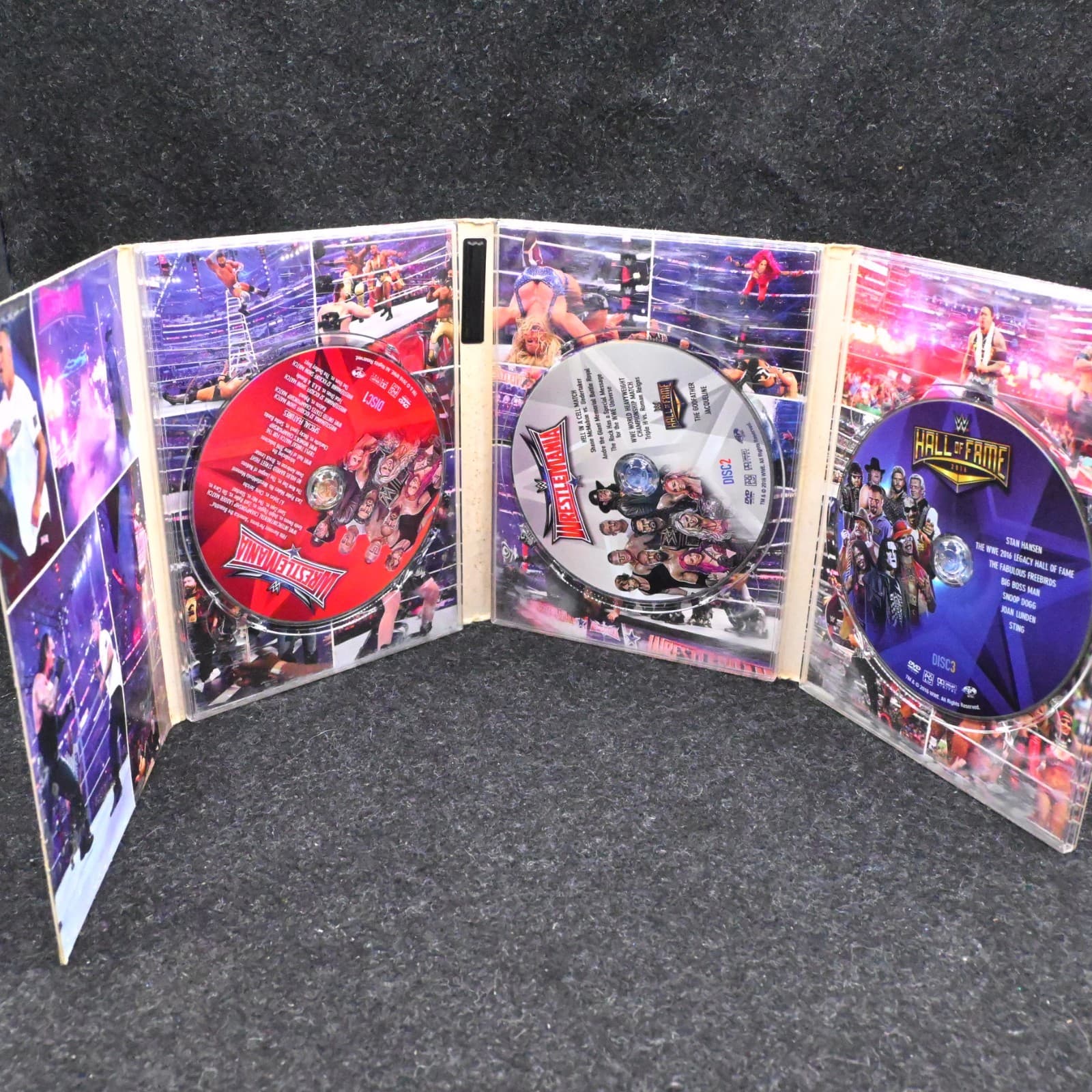 WWE: Wrestlemania XXXII (DVD, 2016, 3-Disc Set) Wrestling - Free Shipping - Thumbnail 5