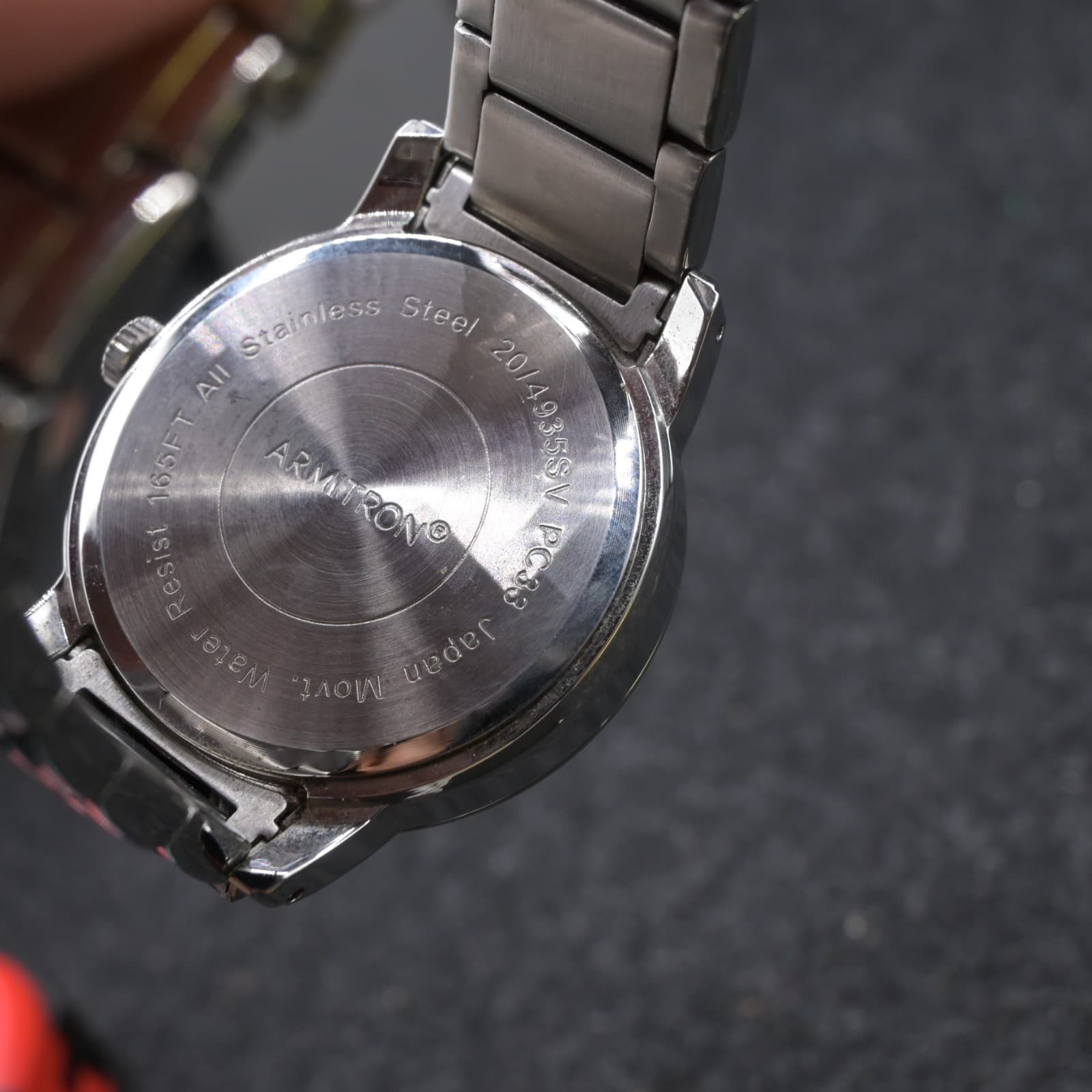 Armitron watch ,PC33 20/4935sv,blue dial with day/date, clasp band - Thumbnail 9