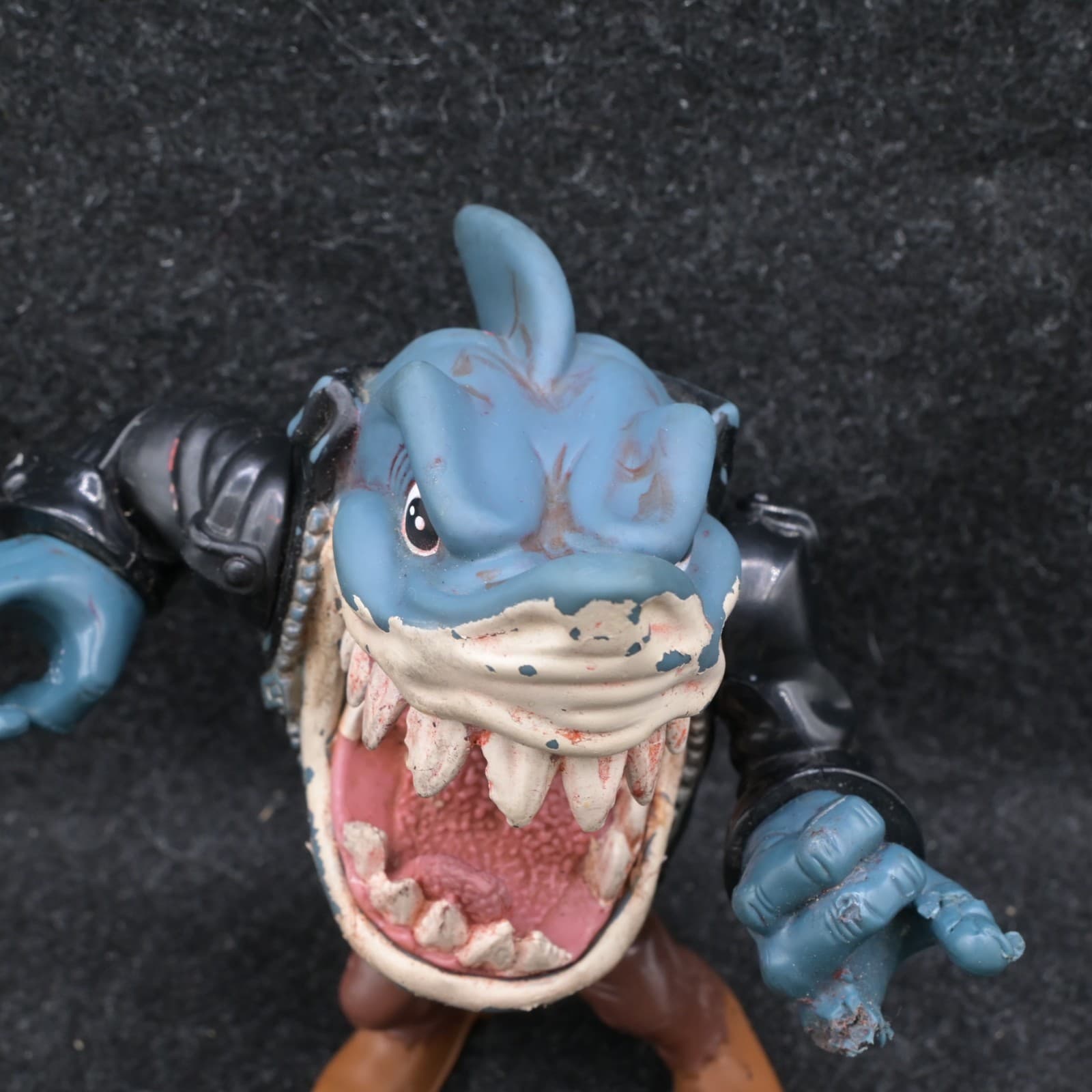 Vintage Street Sharks Pool Shark Ripster Toy 1995 MATTEL Series 4 - Thumbnail 3