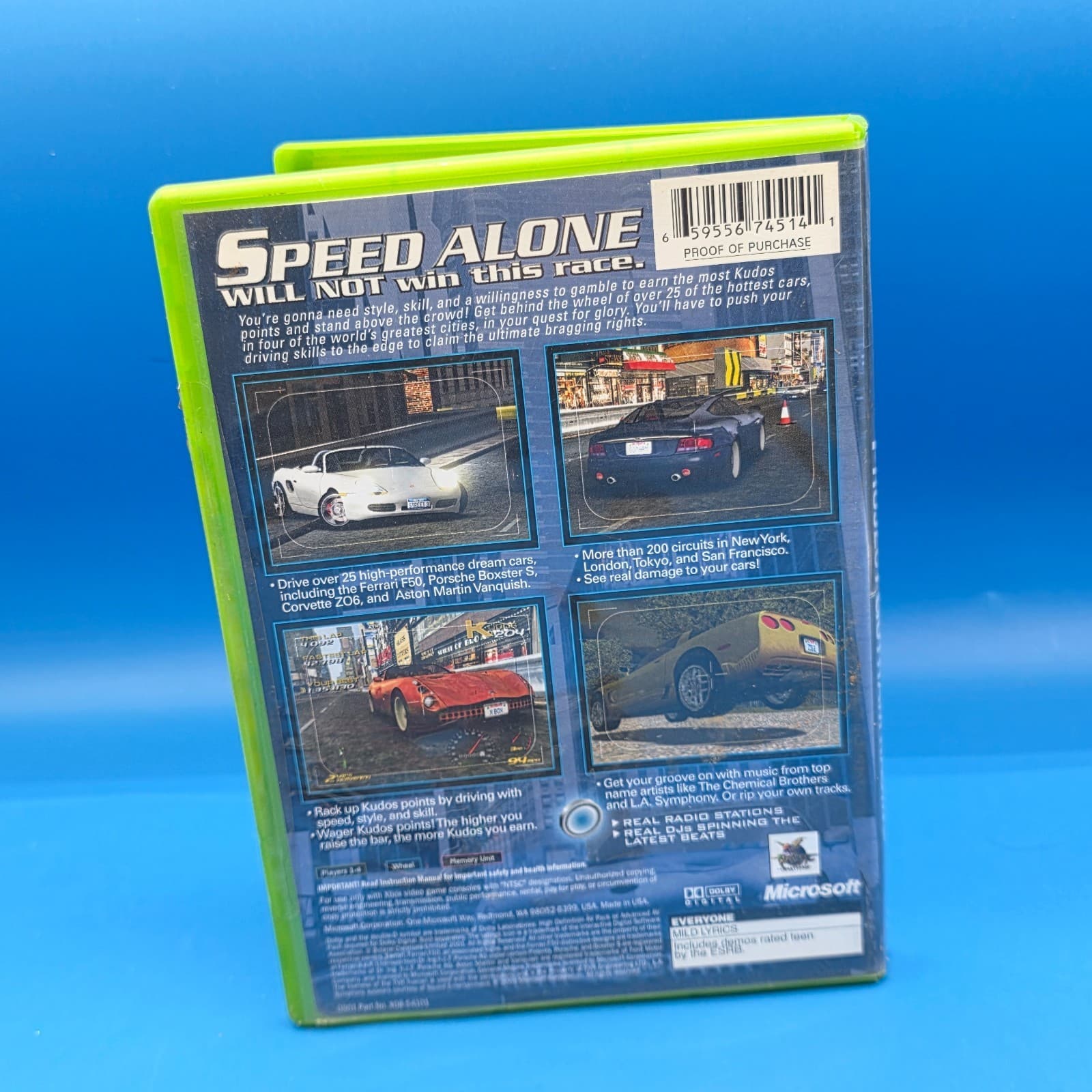 Project Gotham Racing Microsoft Xbox, 2001 No Manual - Thumbnail 4