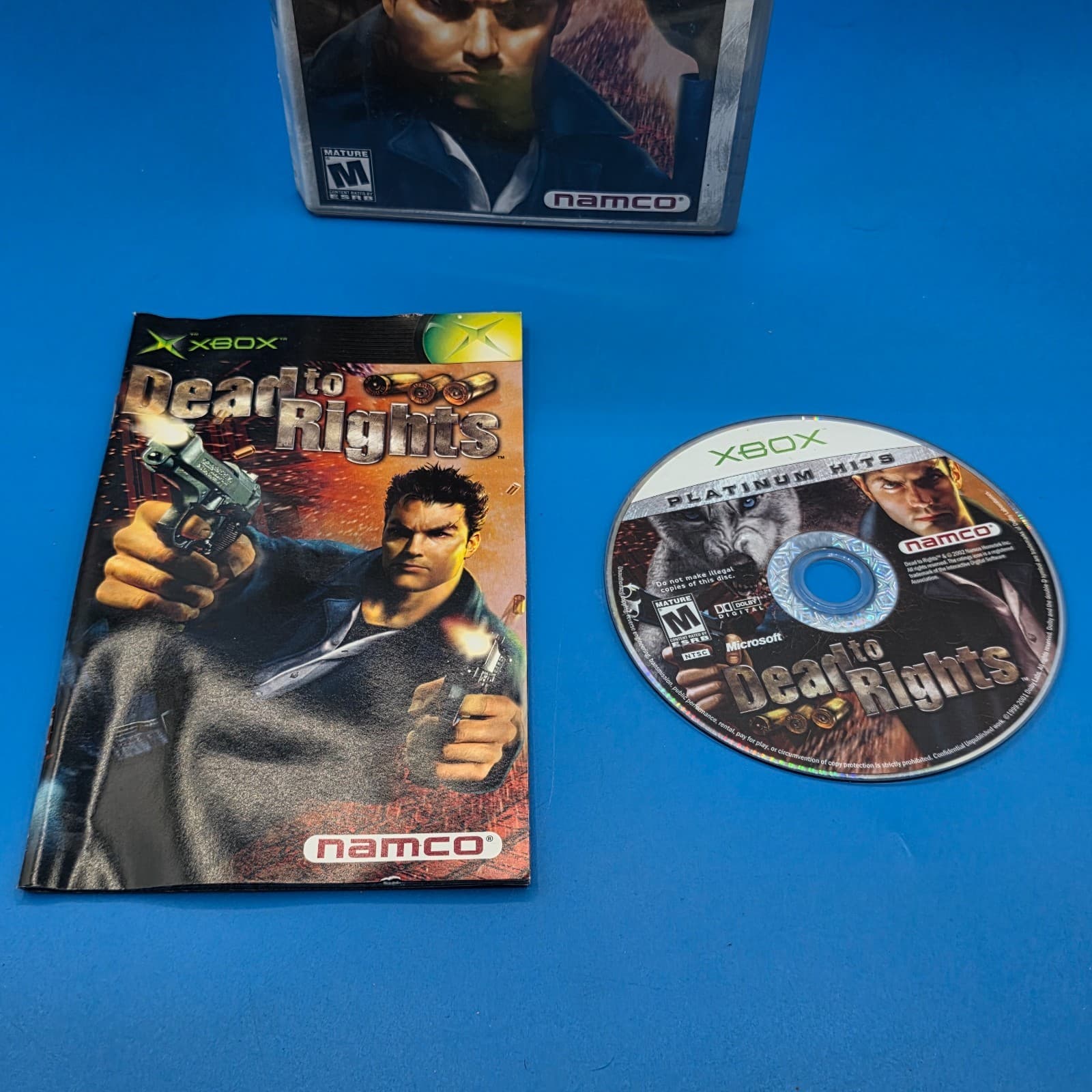 Dead to Rights Platinum Hits Edition (Original OG Xbox) Complete W/ Manual CIB - Thumbnail 2