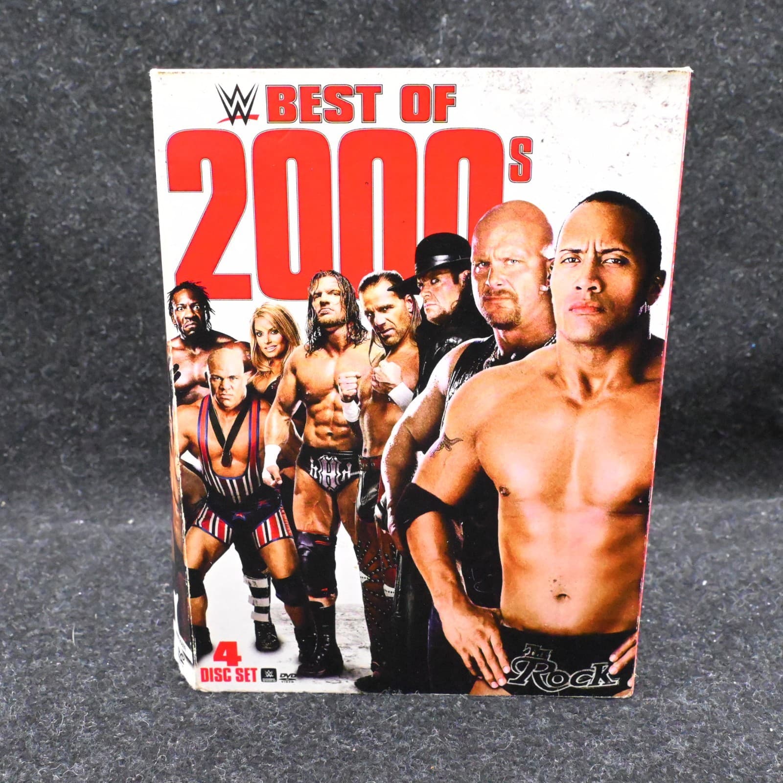 WWE: Best of 2000s 4 Disc DVD Set Complete Clean Discs Tested Works Great