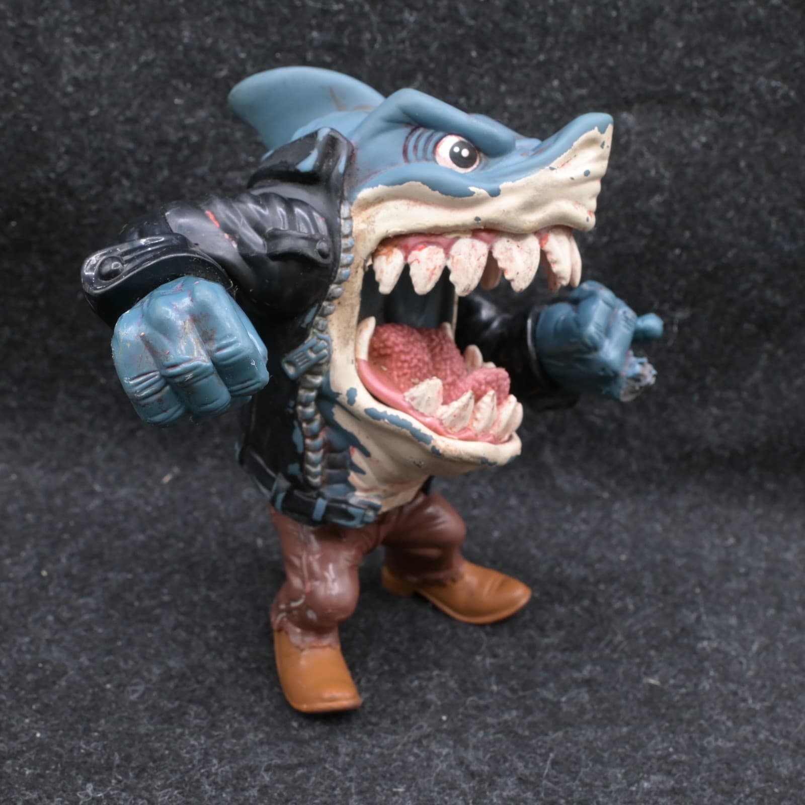 Vintage Street Sharks Pool Shark Ripster Toy 1995 MATTEL Series 4 - Thumbnail 4
