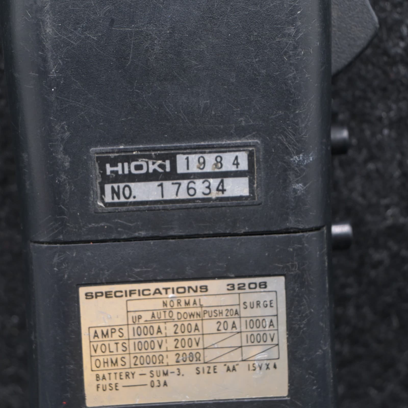 FOR PARTS OR REPAIRS Hioki 3206 Digital Clamp Hi Tester - Thumbnail 9