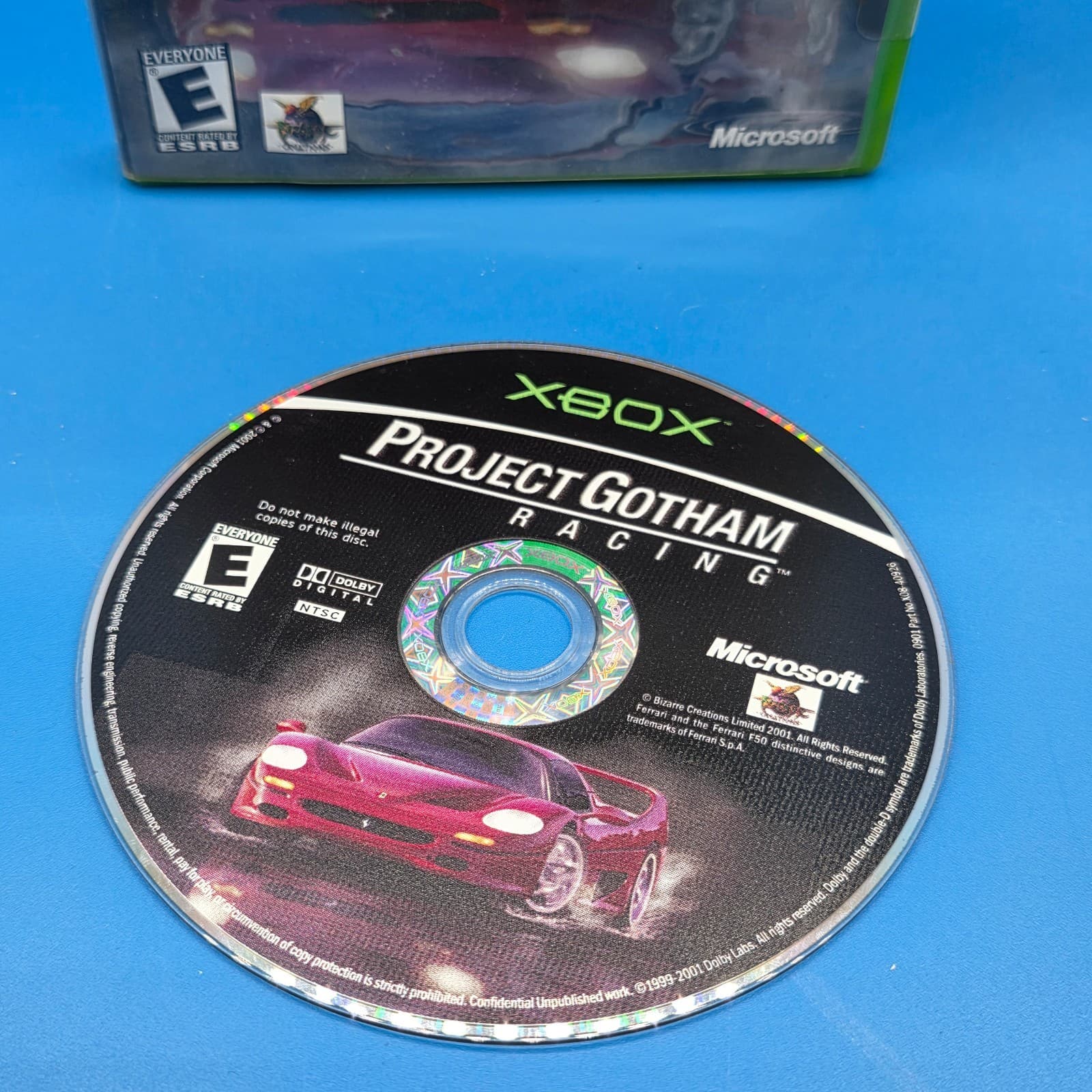 Project Gotham Racing Microsoft Xbox, 2001 No Manual - Thumbnail 2