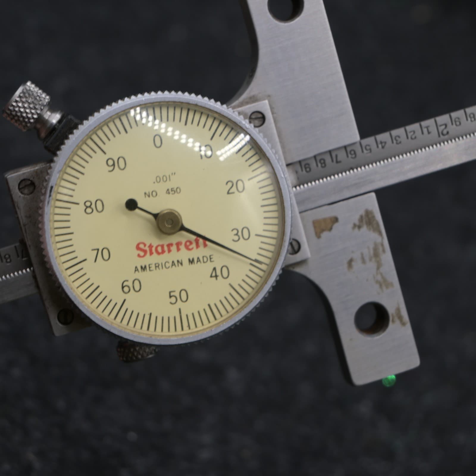 Starrett 450Z-6 Dial Depth Gage, 0-6" Range, .001" Graduation - Thumbnail 5