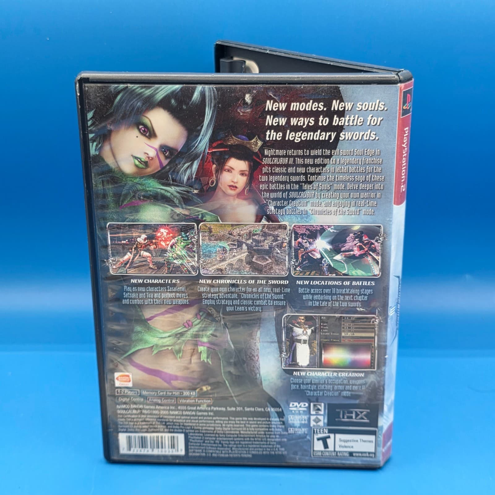 Soul Calibur III (Sony PlayStation 2, 2005) PS2 CIB Complete - Thumbnail 4