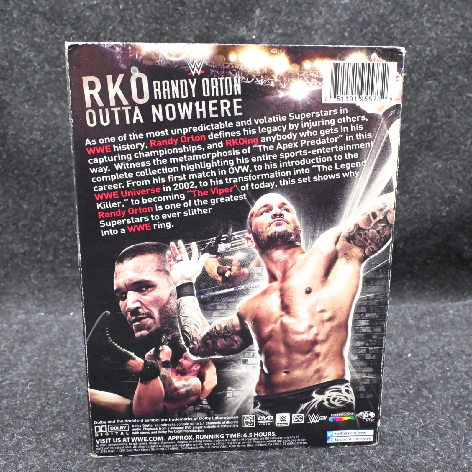WWE: Randy Orton - RKO Outta Nowhere (DVD, 2016, 3-Disc Set) Wrestling - Thumbnail 2