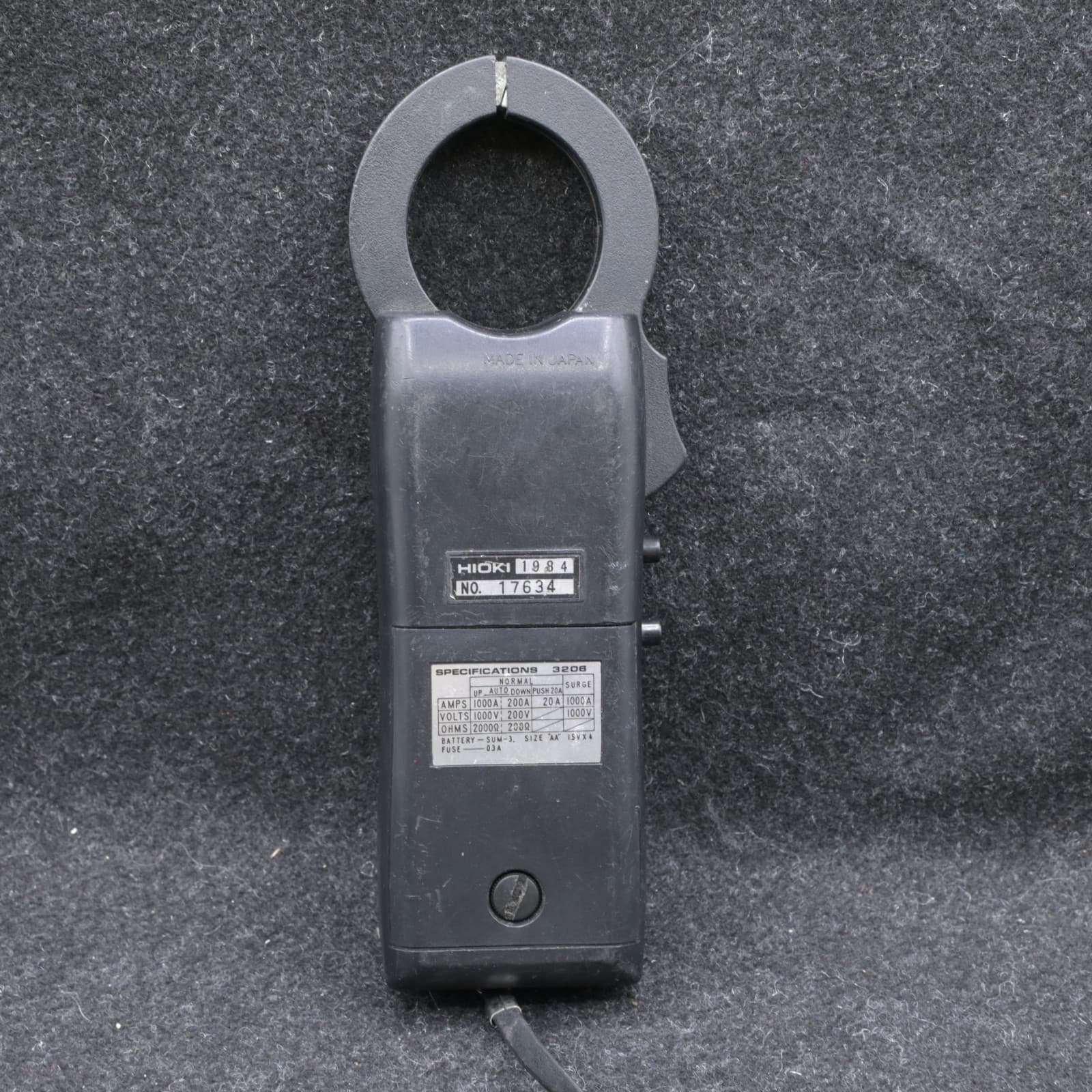 FOR PARTS OR REPAIRS Hioki 3206 Digital Clamp Hi Tester - Thumbnail 8